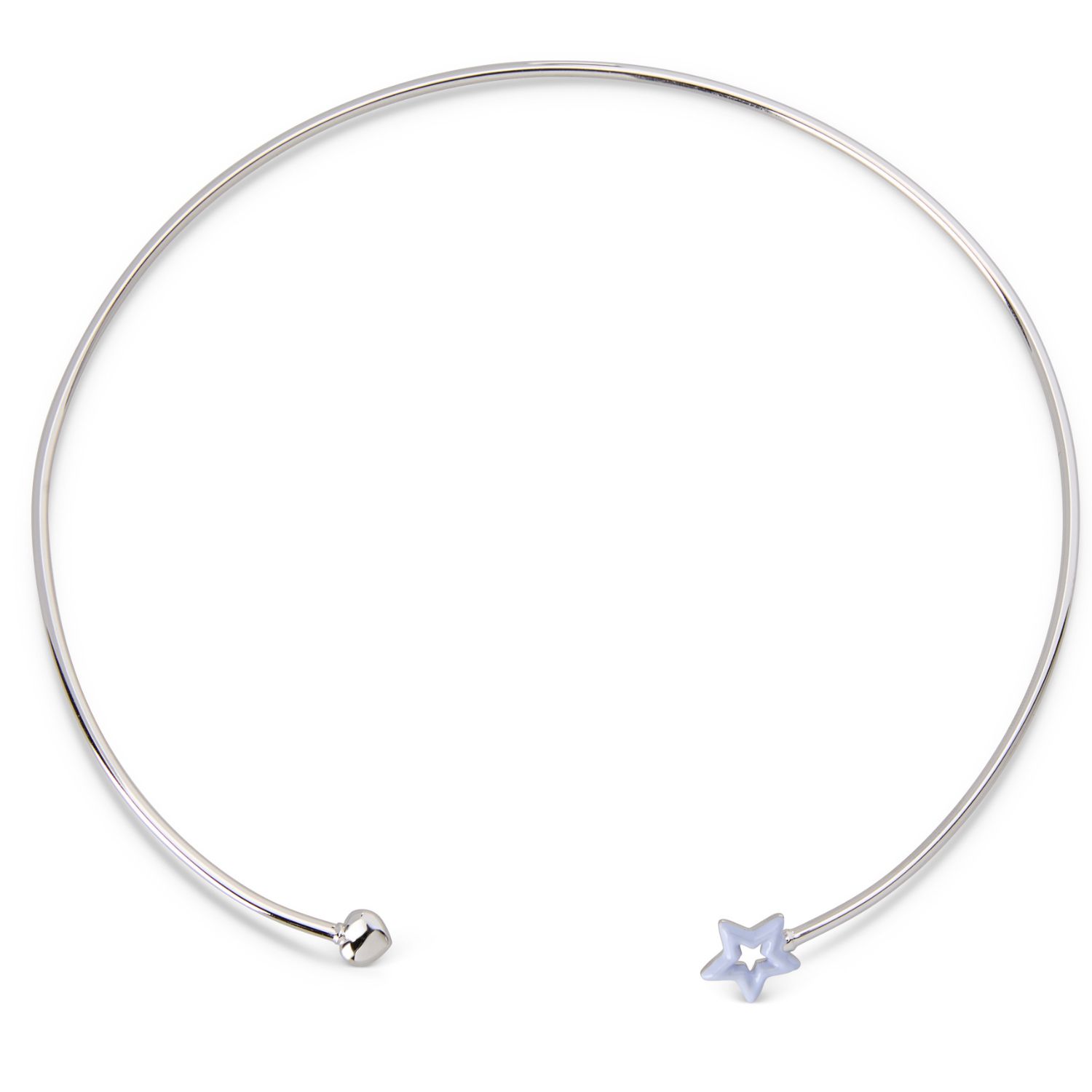 Dolcetto Designs Women's Pink / Purple / Silver Cometa Enamel Star Choker - Recycled Silver