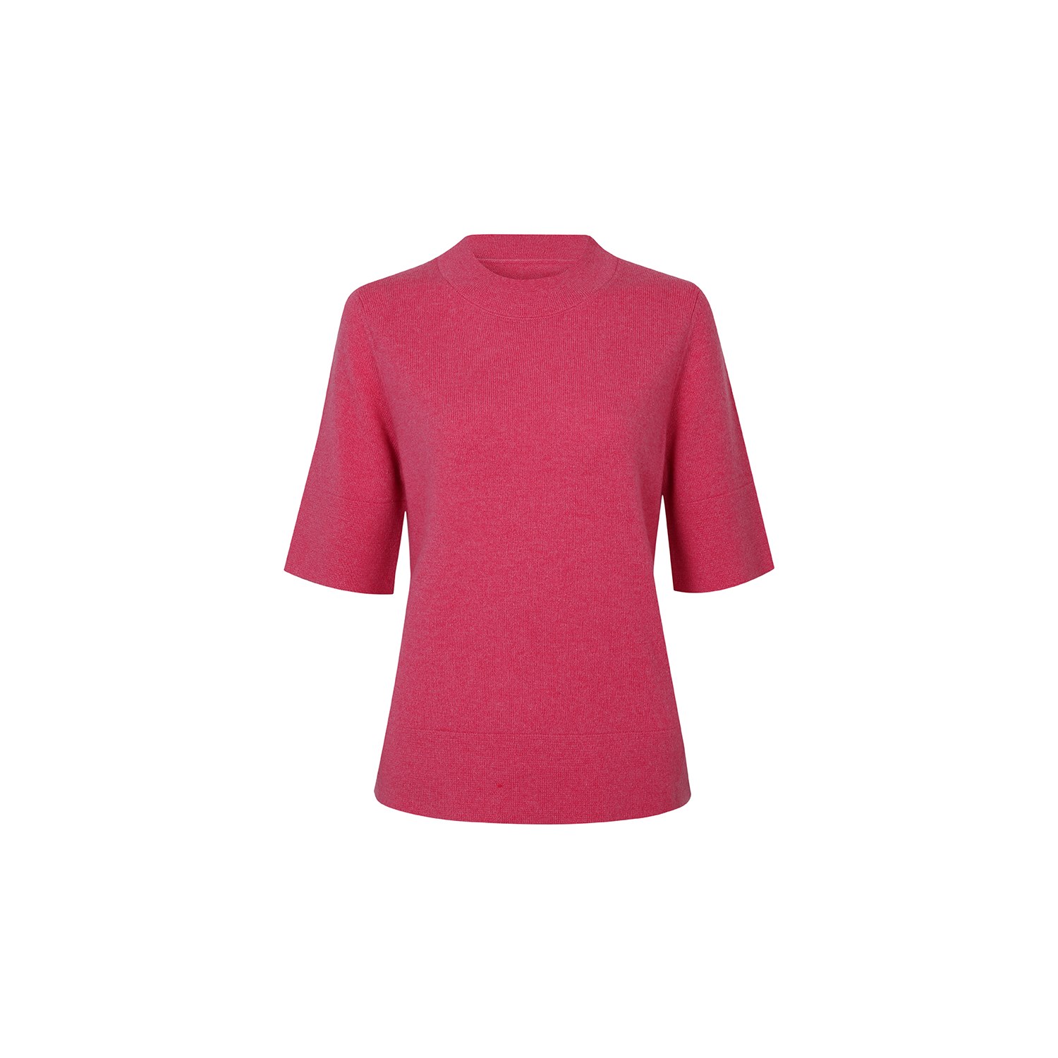 Women’s Pink / Purple Mock-Neck Slim Fit Cashmere Sweater-Pink Small Callaite