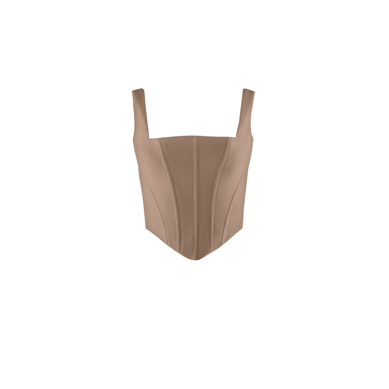 Vestiaire D'un Oiseau Libre Women's Neutrals Beige Cashmere Corset In Beige