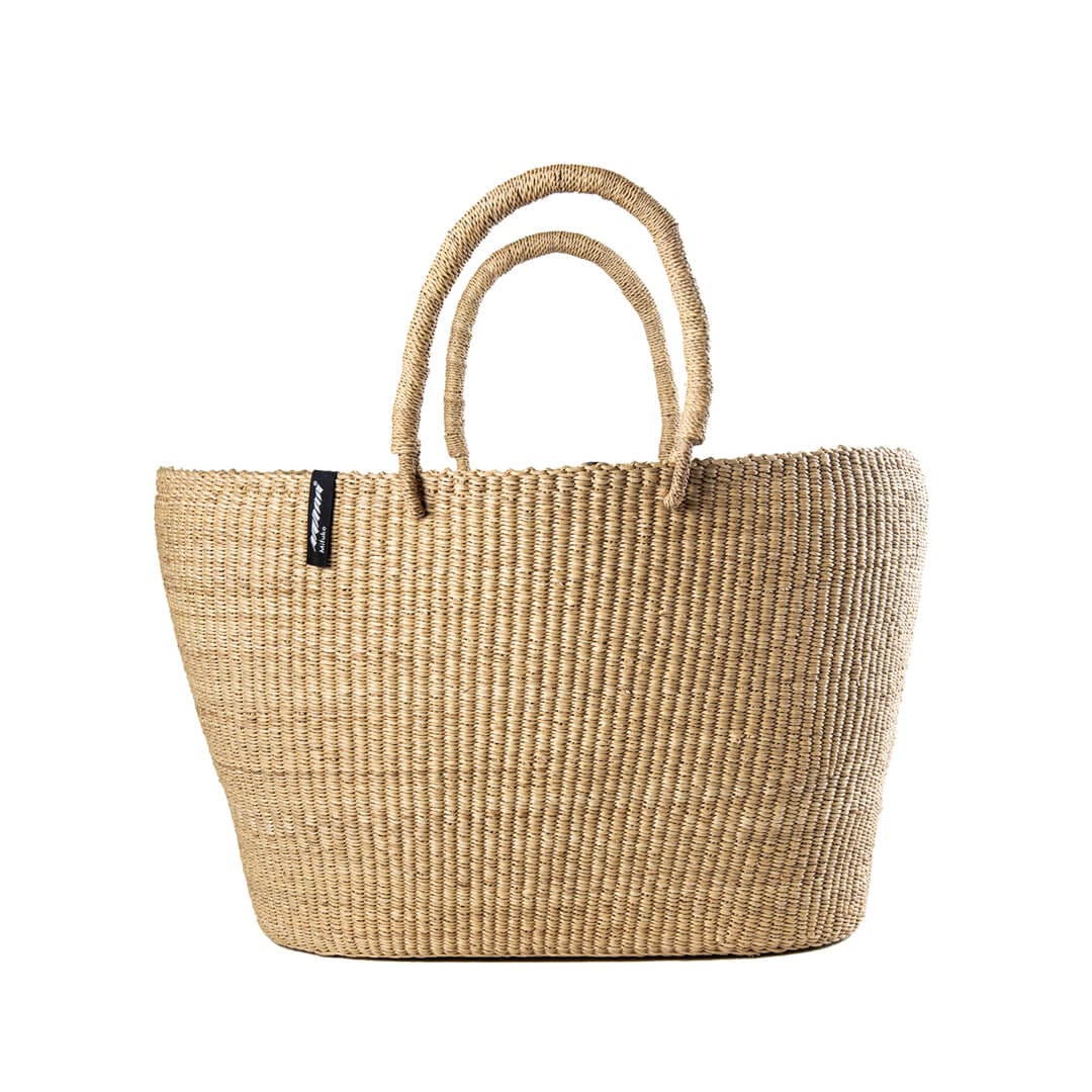 Mifuko Women's Neutrals Bolga Market Basket