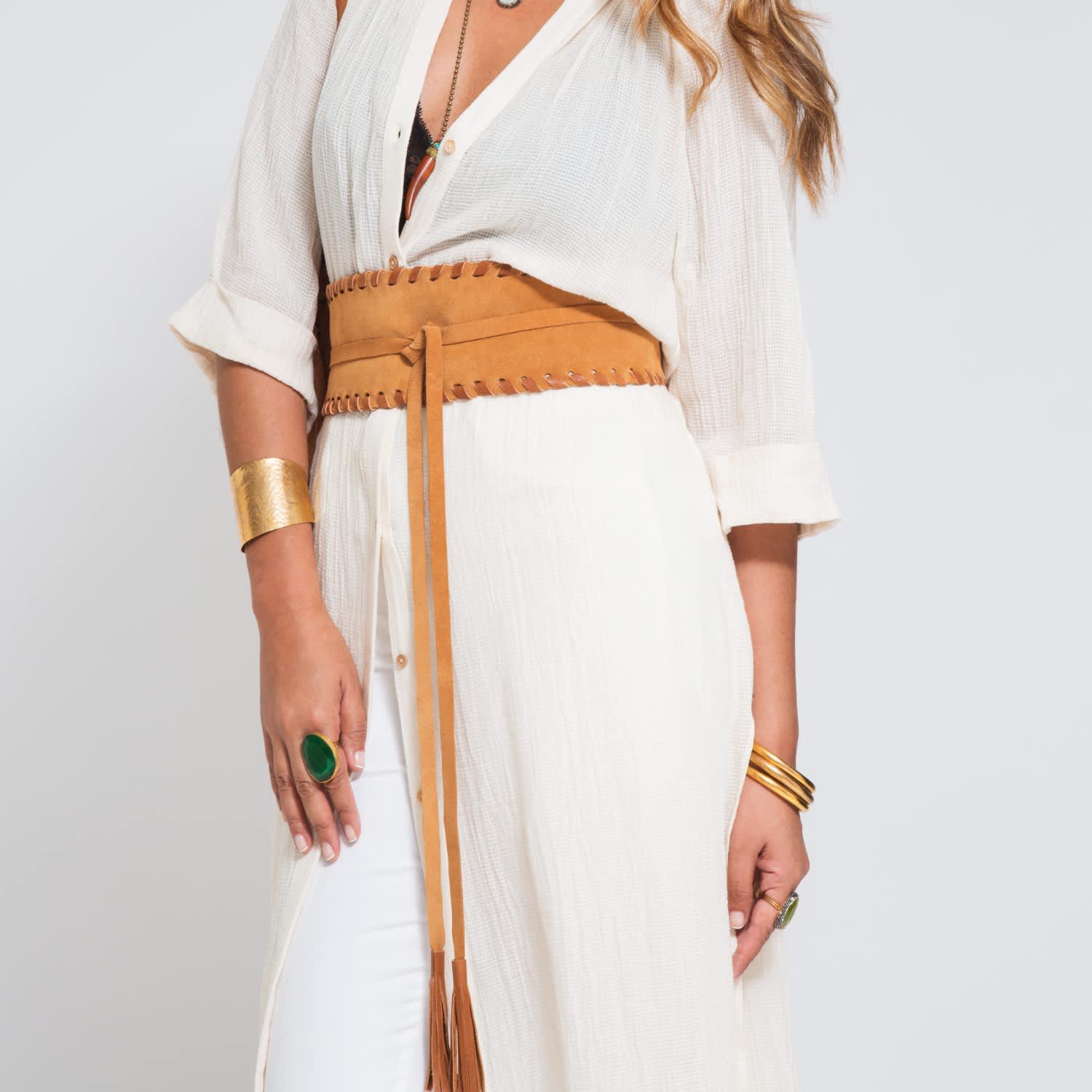 dark-brown-suede-wrap-belt-  display picture 1