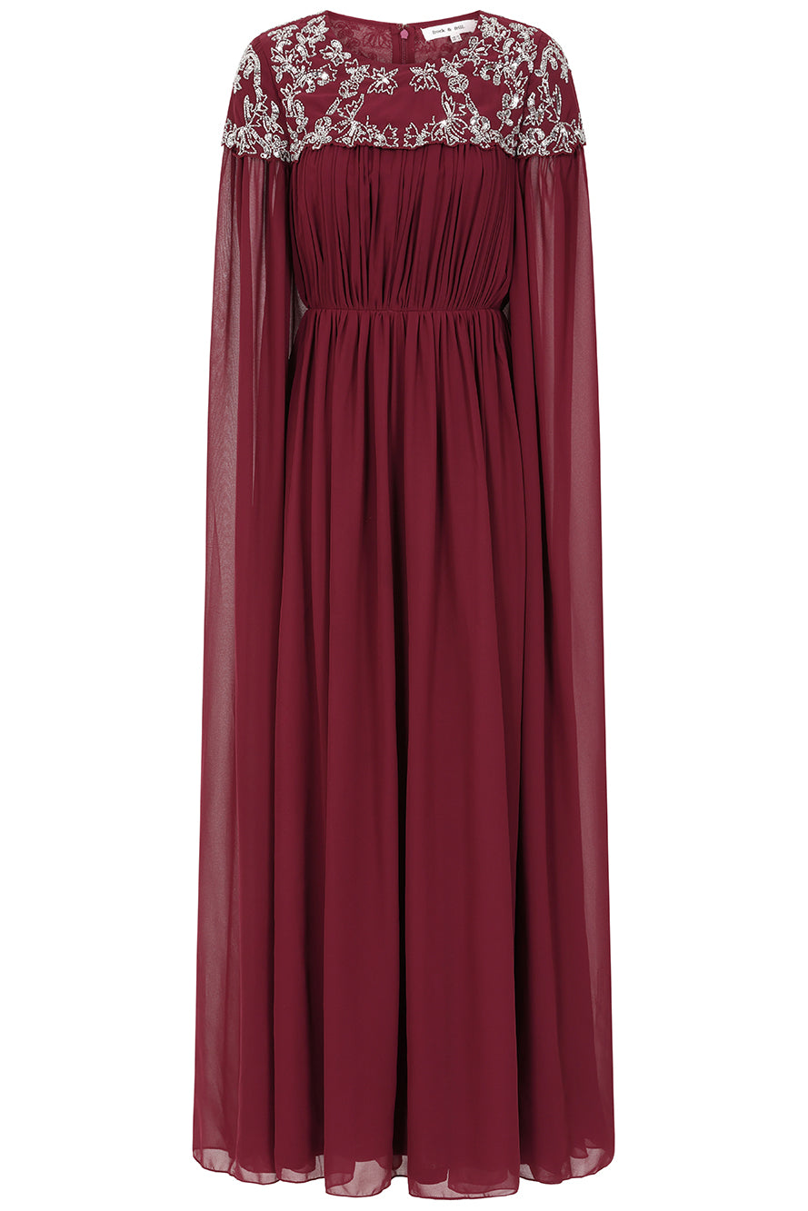 jewelry that goes with burgundy dress Exclusive Royalty Maxi Dress main image 1