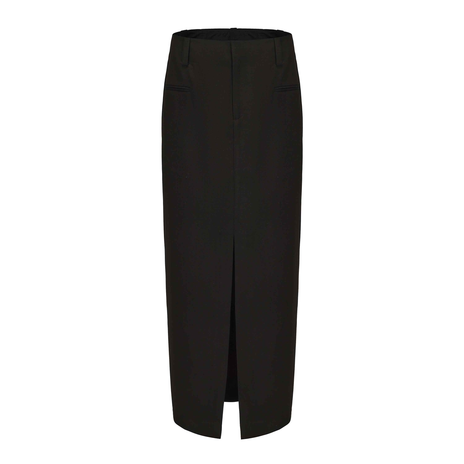 Mute By Jl Women's Black Long Pencil Skirt