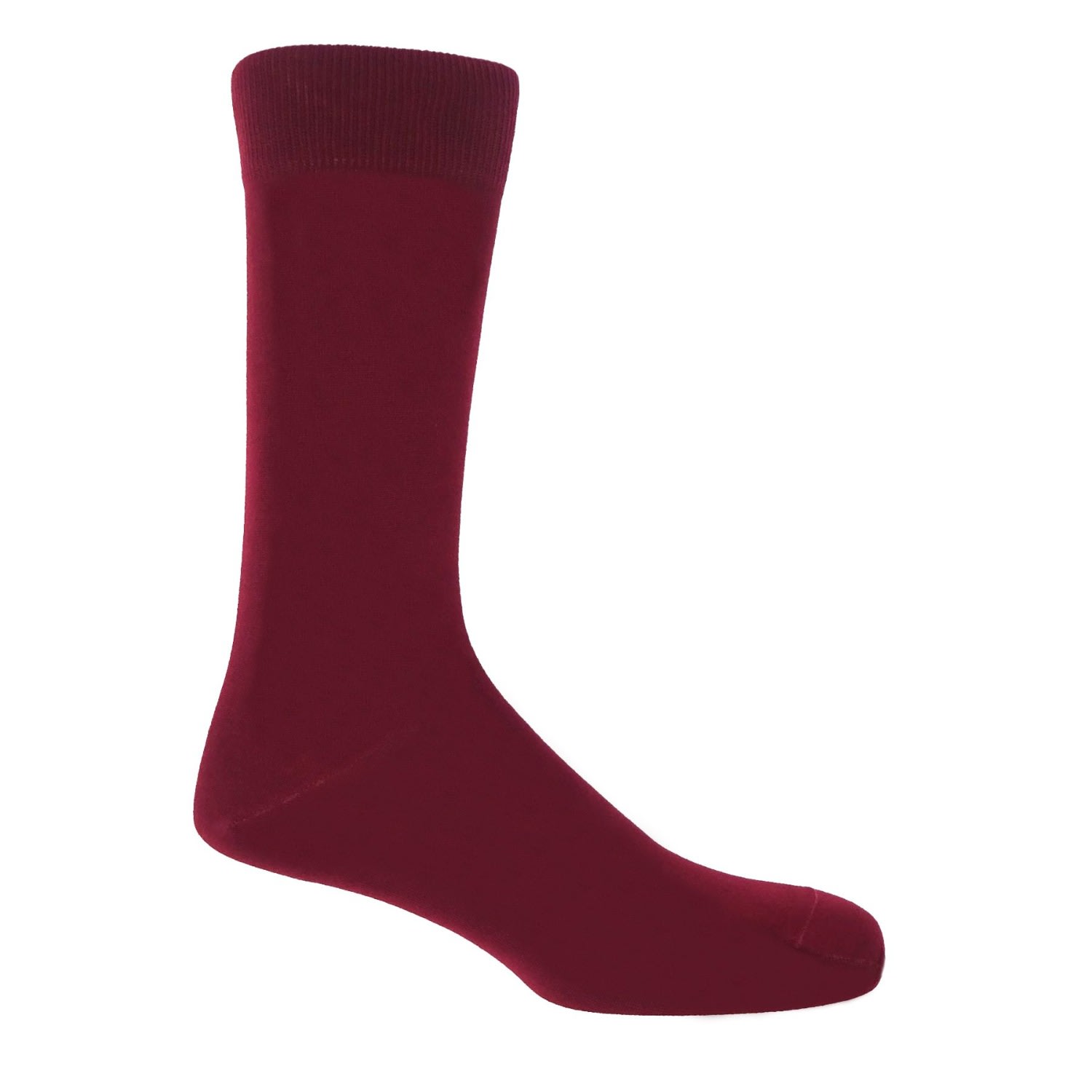 Peper Harow - Made In England Red Burgundy Classic Men's Socks In Red