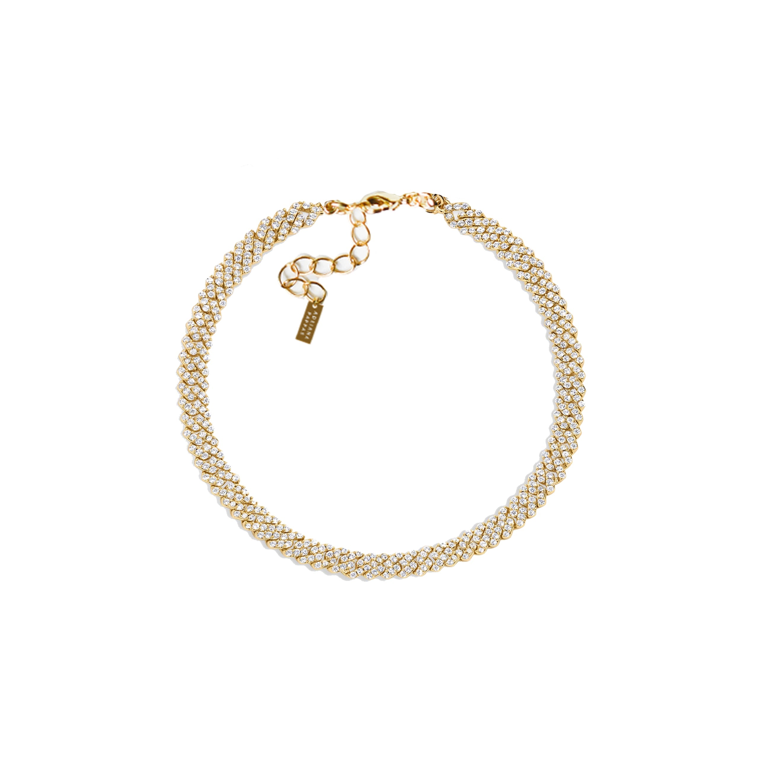 Women's Gold Pave Curb Bracelet | Adriana Pappas Designs