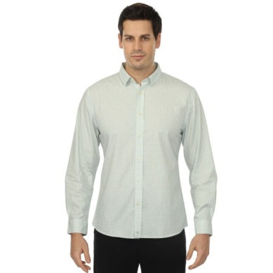 Vustra Men's Green / White Dove Button-down Shirt