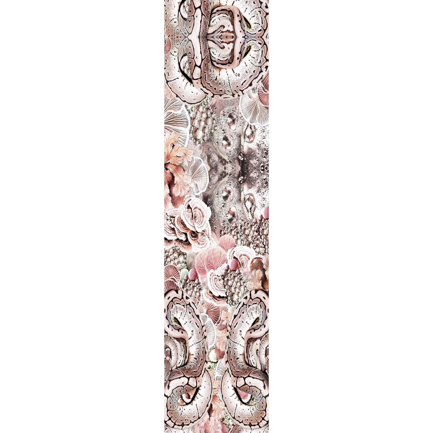 Women’s Snakes & Coral Skinny Silk Scarf Cassandra Hone