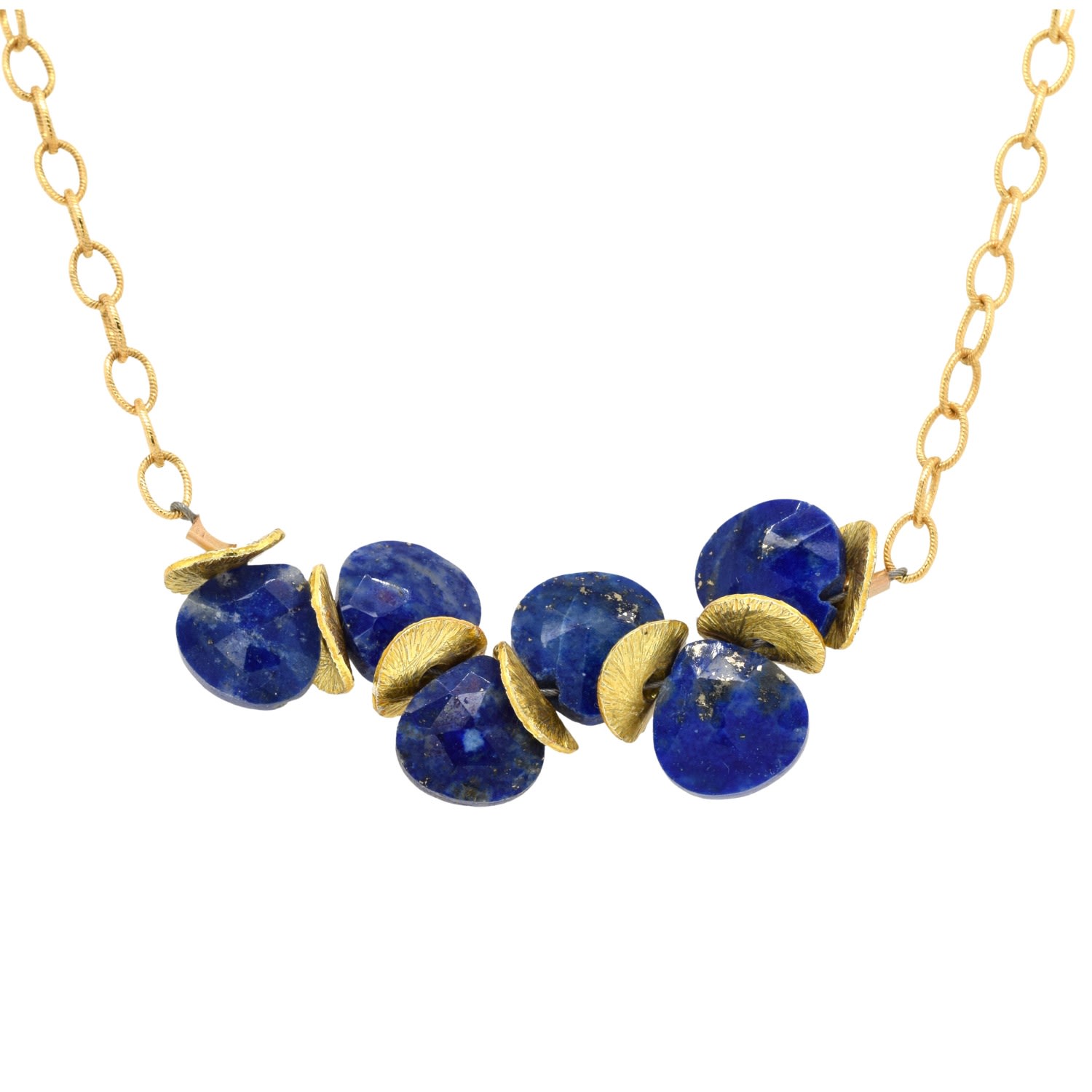 Lori Kaplan Design Women's Gold / Blue The Emma A Signature Lapis Gold Necklace In Multi
