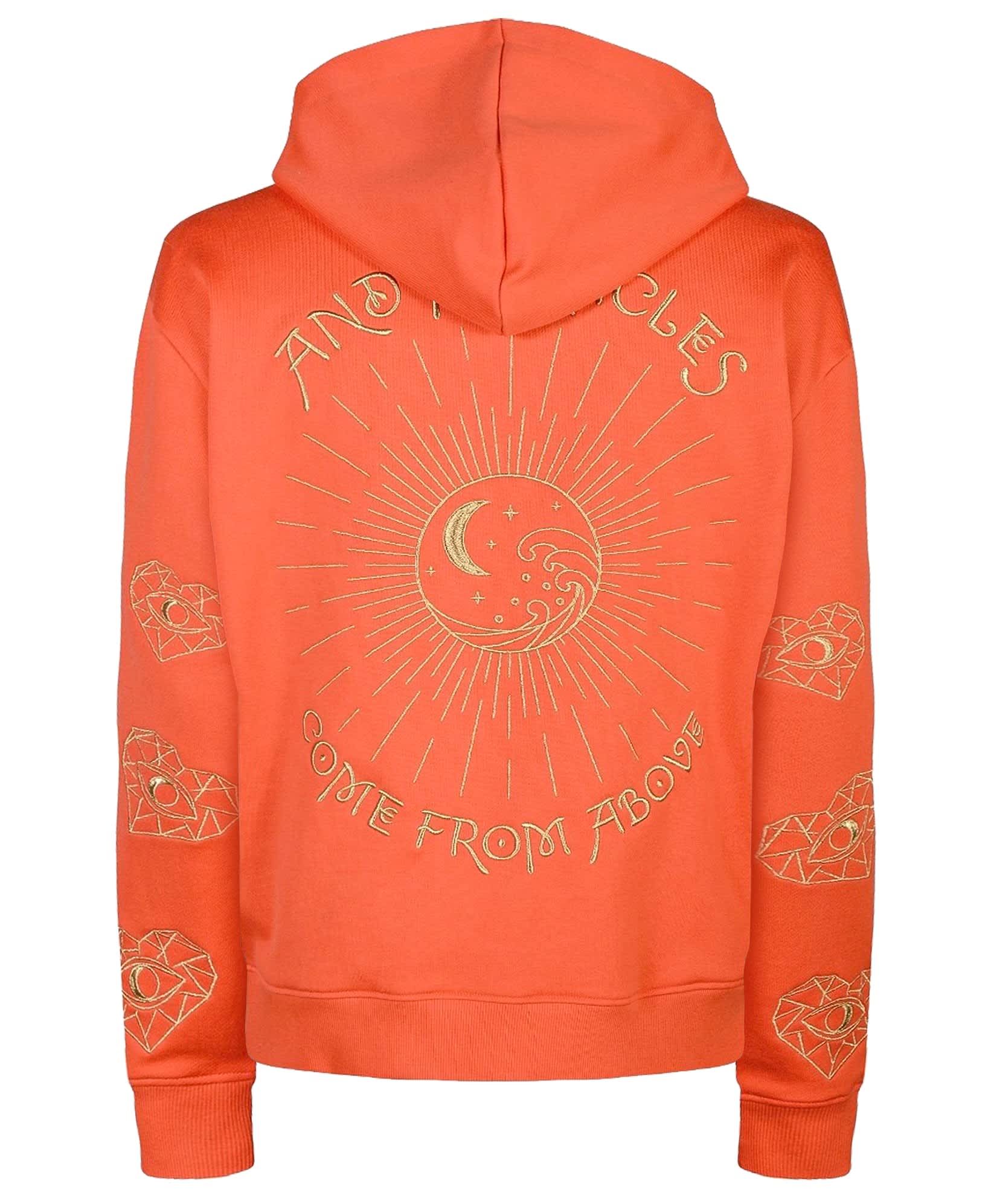 Orange designer hoodie shop