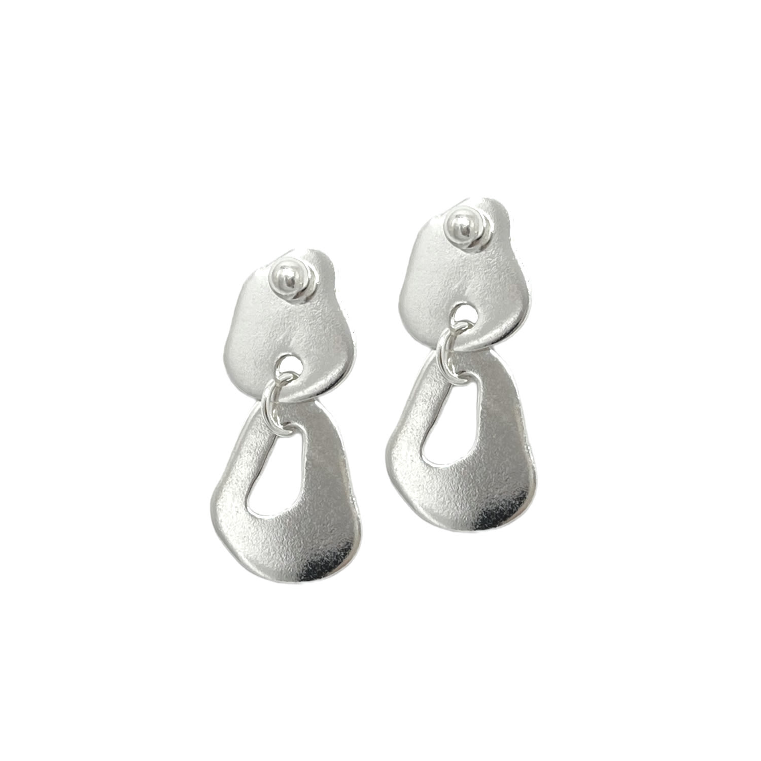 Women’s Tesla Silver Multi-Wear Earrings Bio-Trimmings