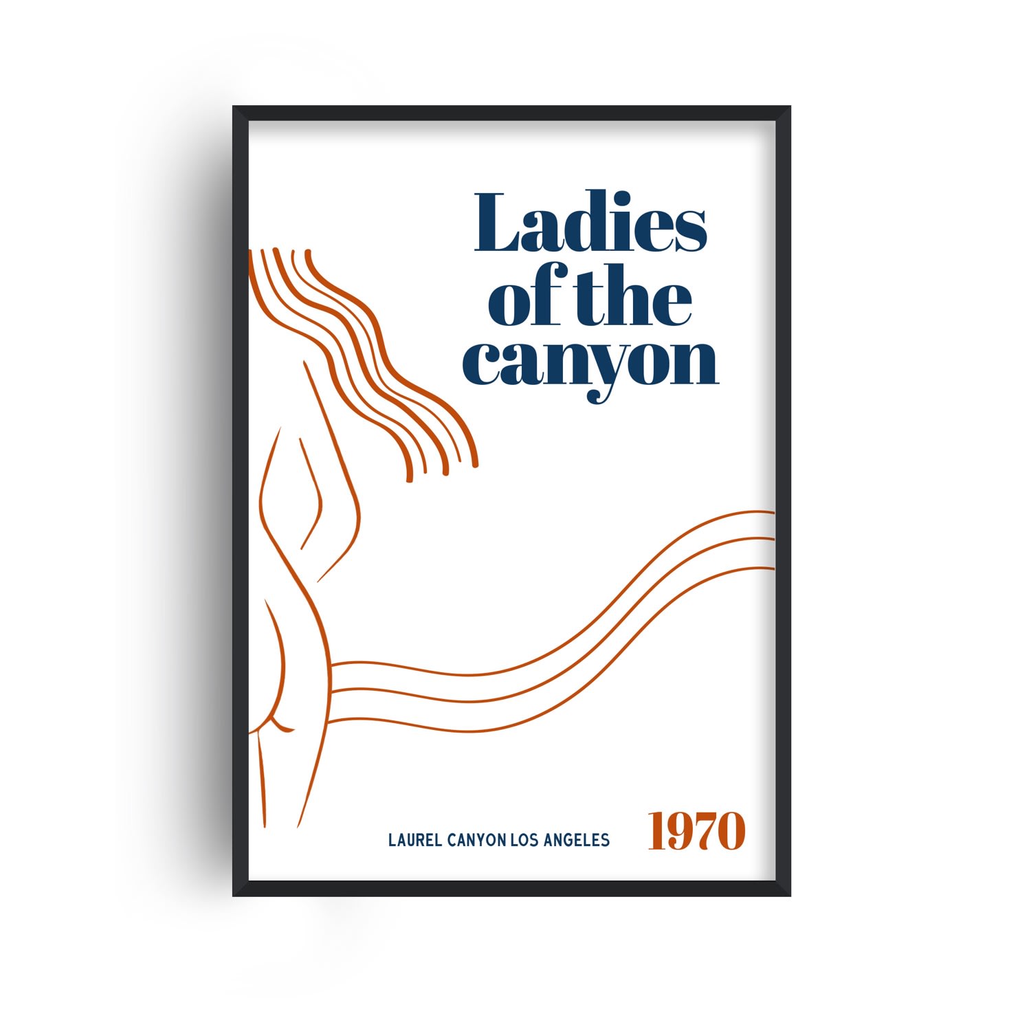 Ladies Of The Canyon Californian Retro Gicle Art Print A3 297 X 420Mm Fanclub