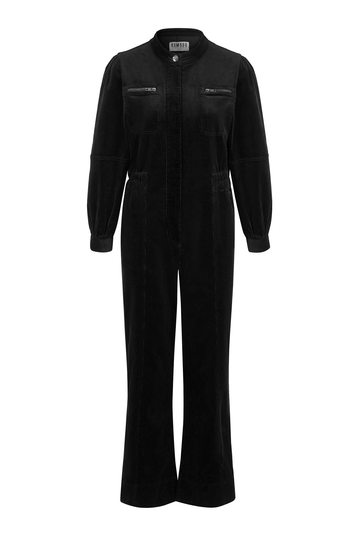 Komodo Women's Kawa - Organic Cotton Jumpsuit Black