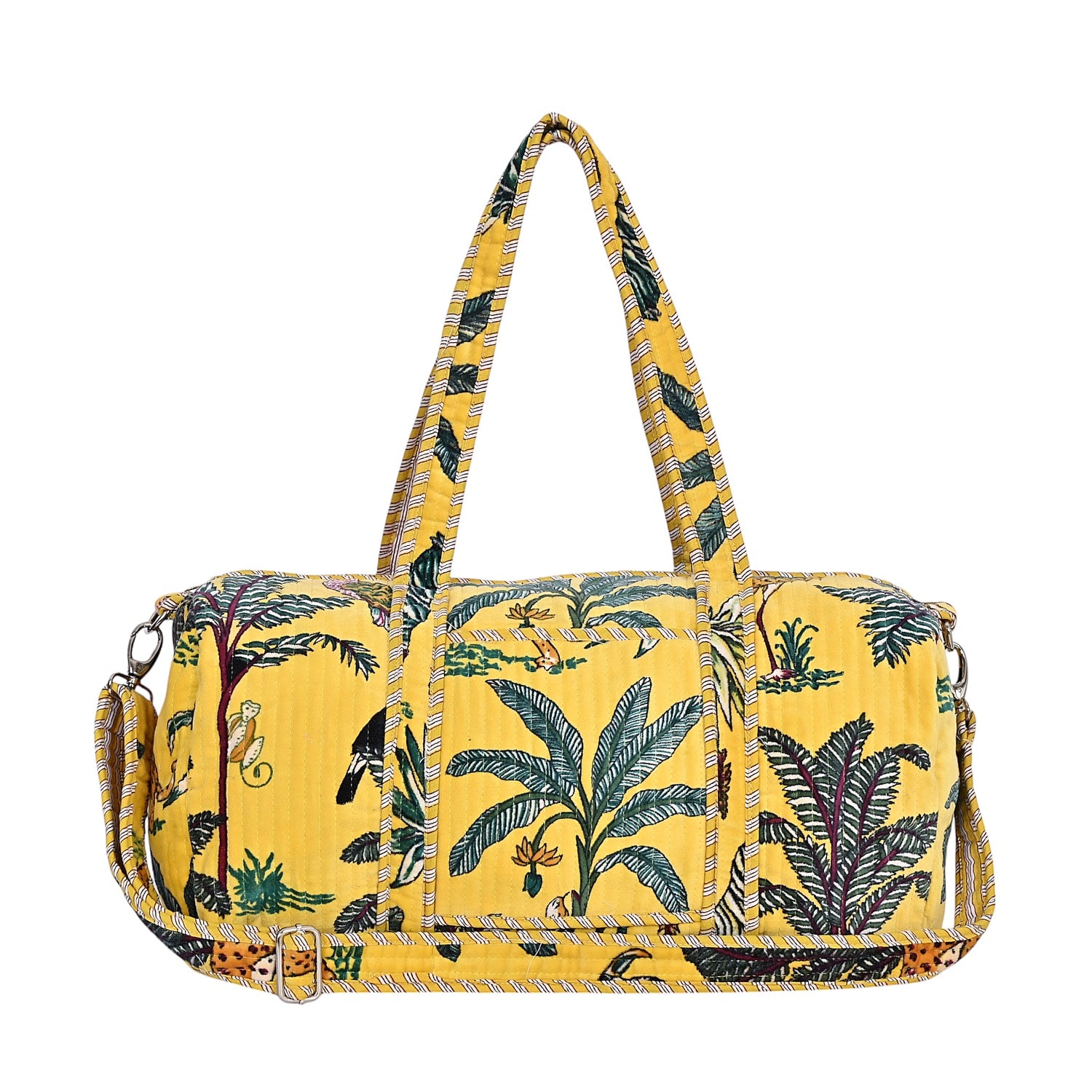 Conscious Yoga Collective Yellow / Orange The Velvet Jungle Weekender In Yellow