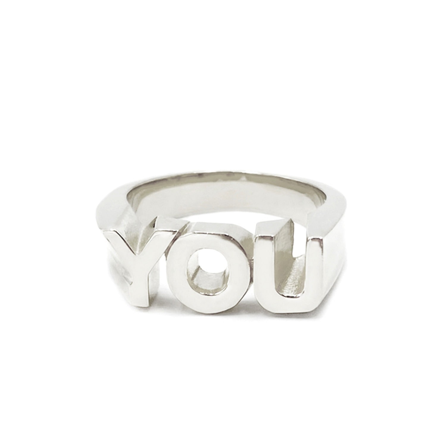 Litzi Women's Silver You Ring