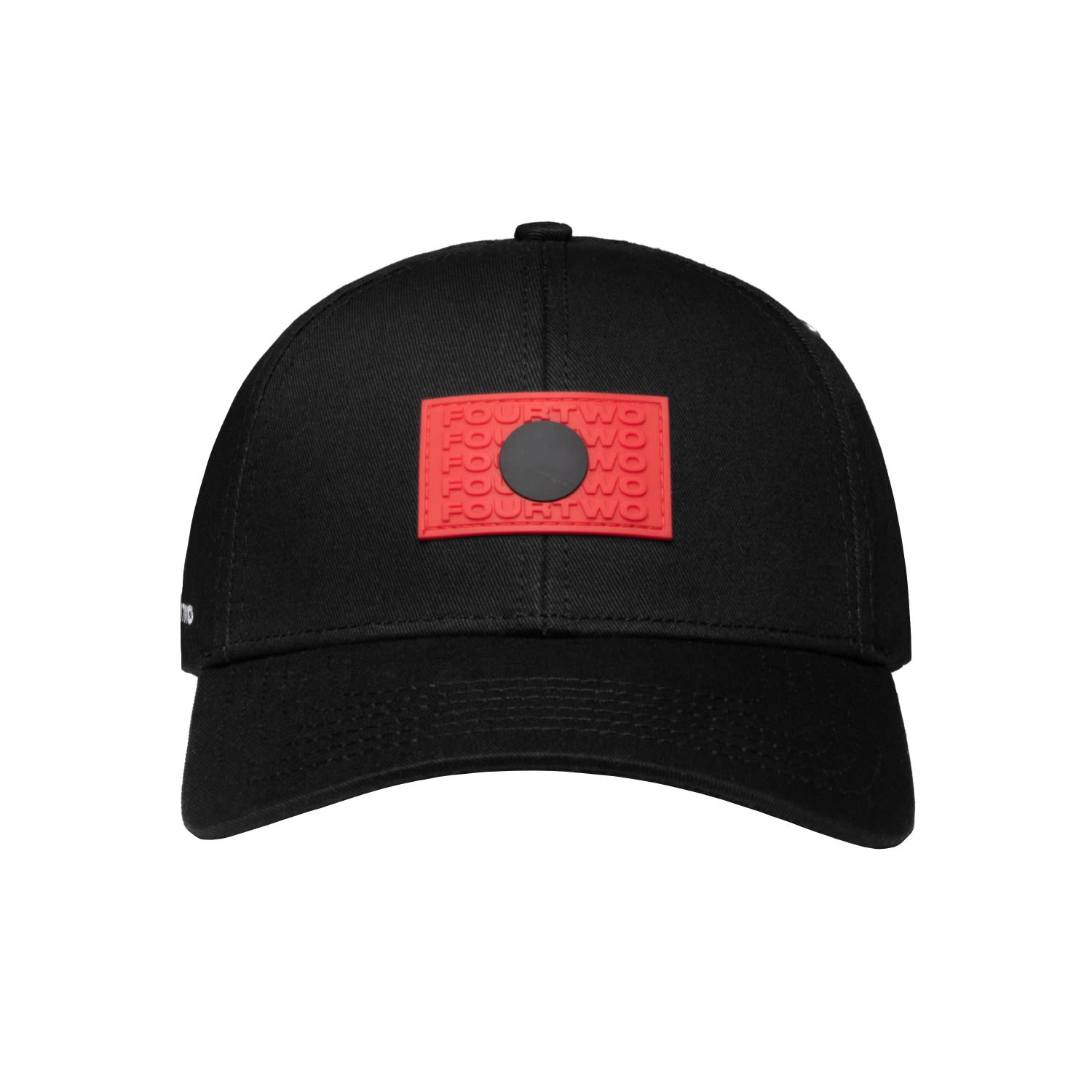 Men’s Black / Red Fourtwo Cap - Red Label