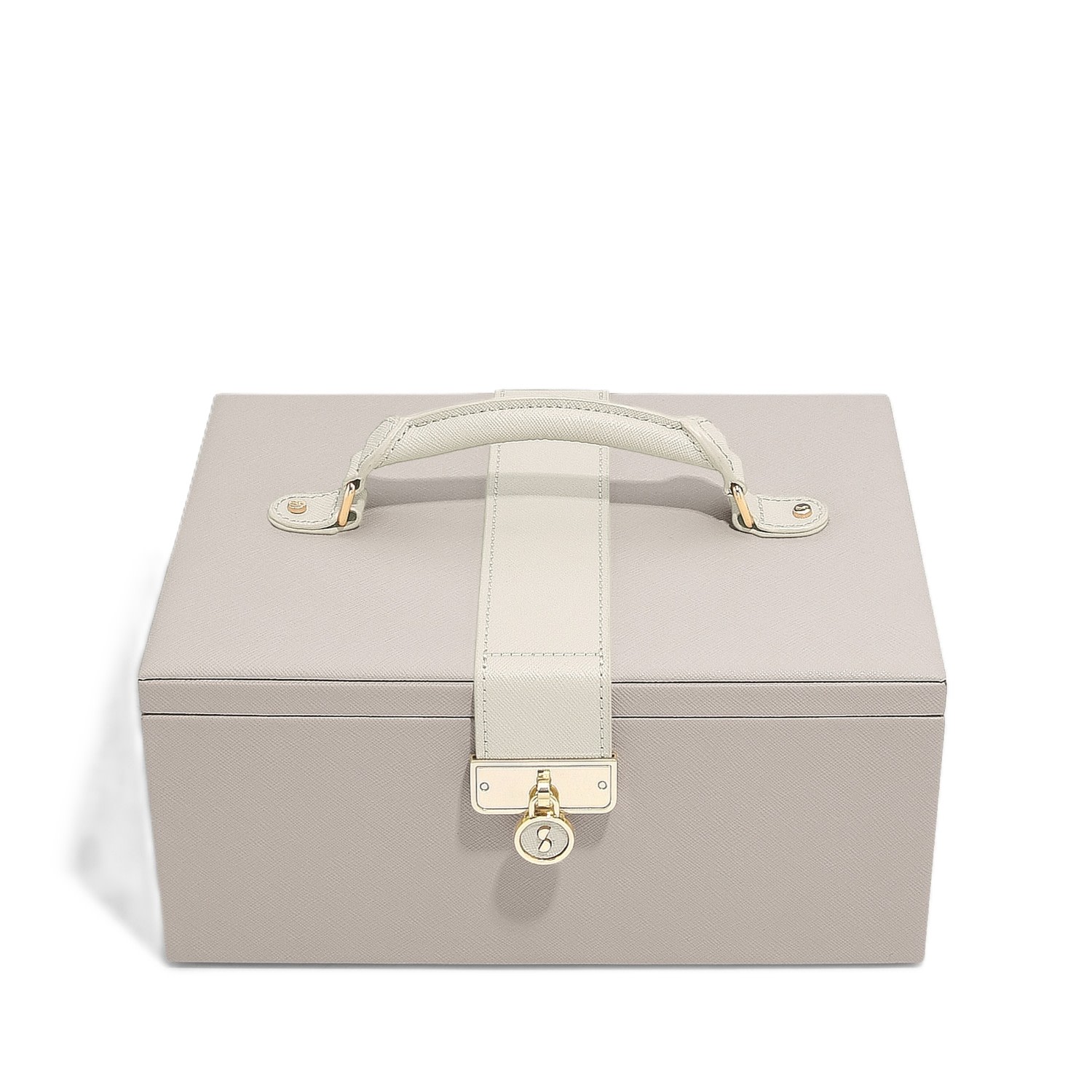 Stackers Women's Neutrals  Taupe Luxury Jewellery Box In Gray
