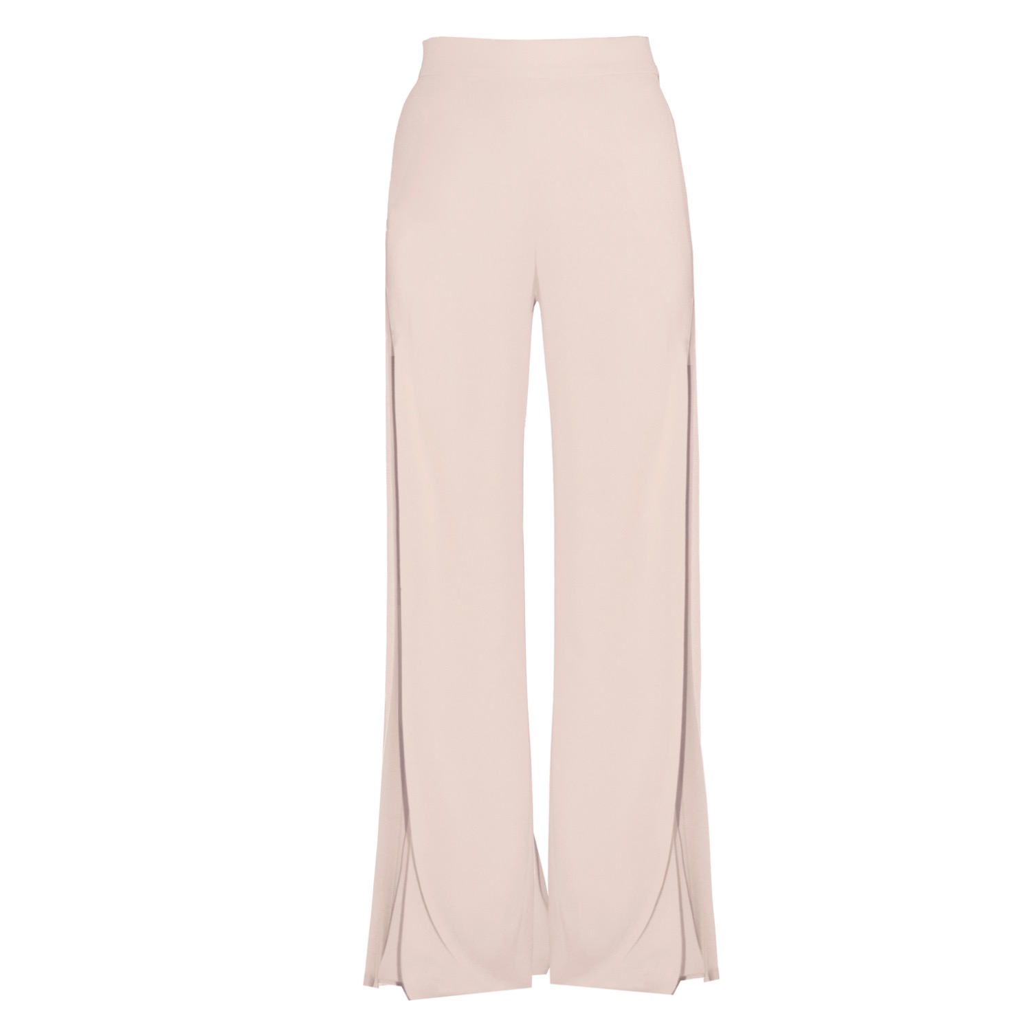 Angelika Jozefczyk Women's Neutrals Corfu Trousers With Side Slits Beige