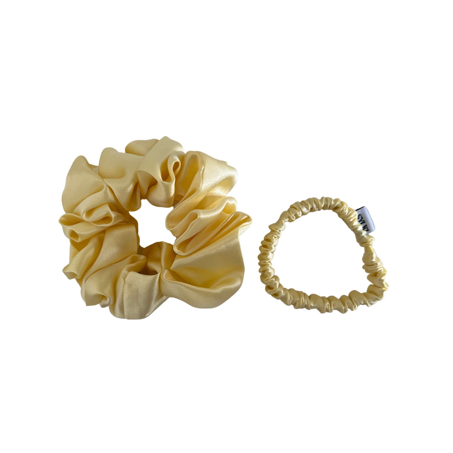 Women's Orange Scrunchie Bundle - Pastel Yellow | Sylki