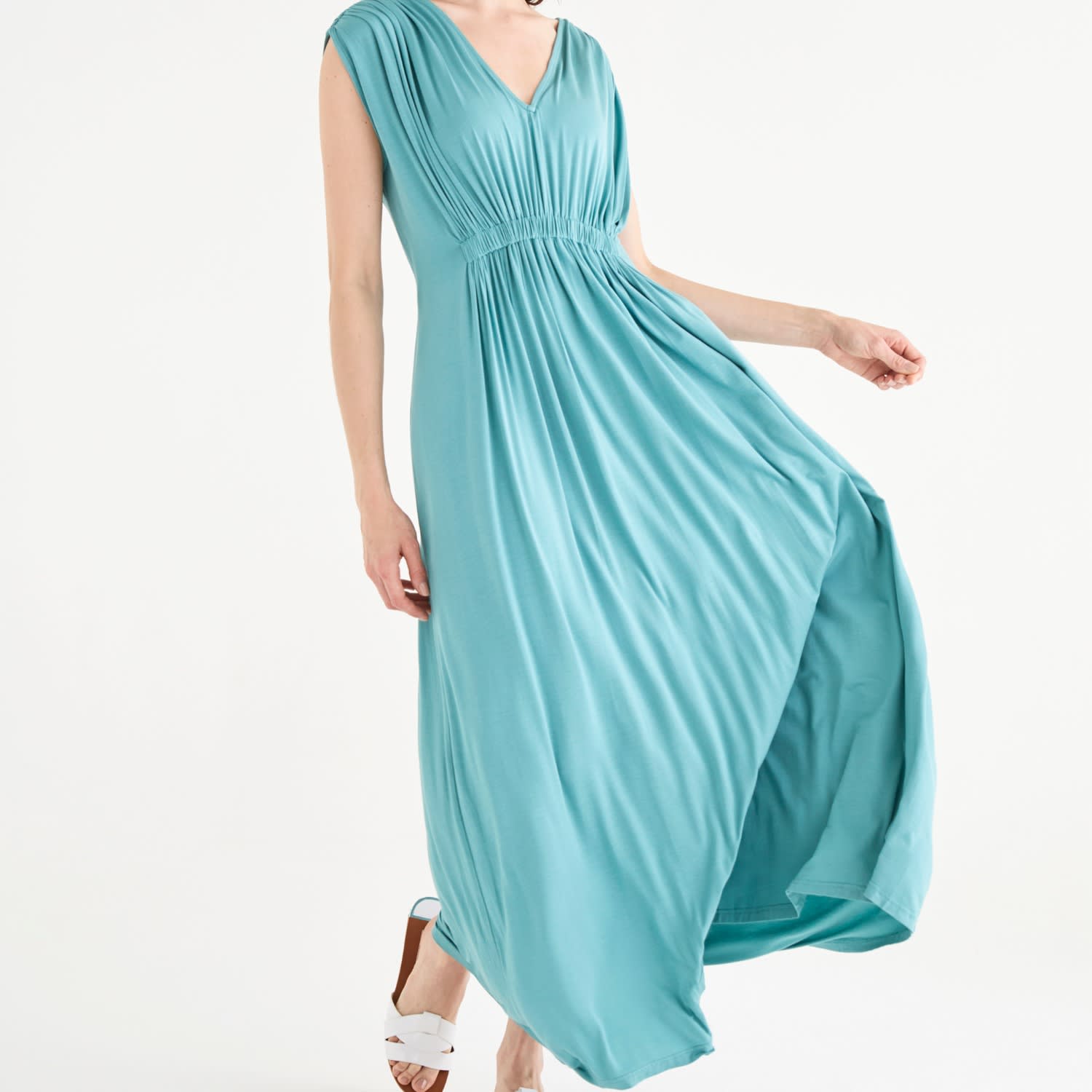 grecian maxi dress