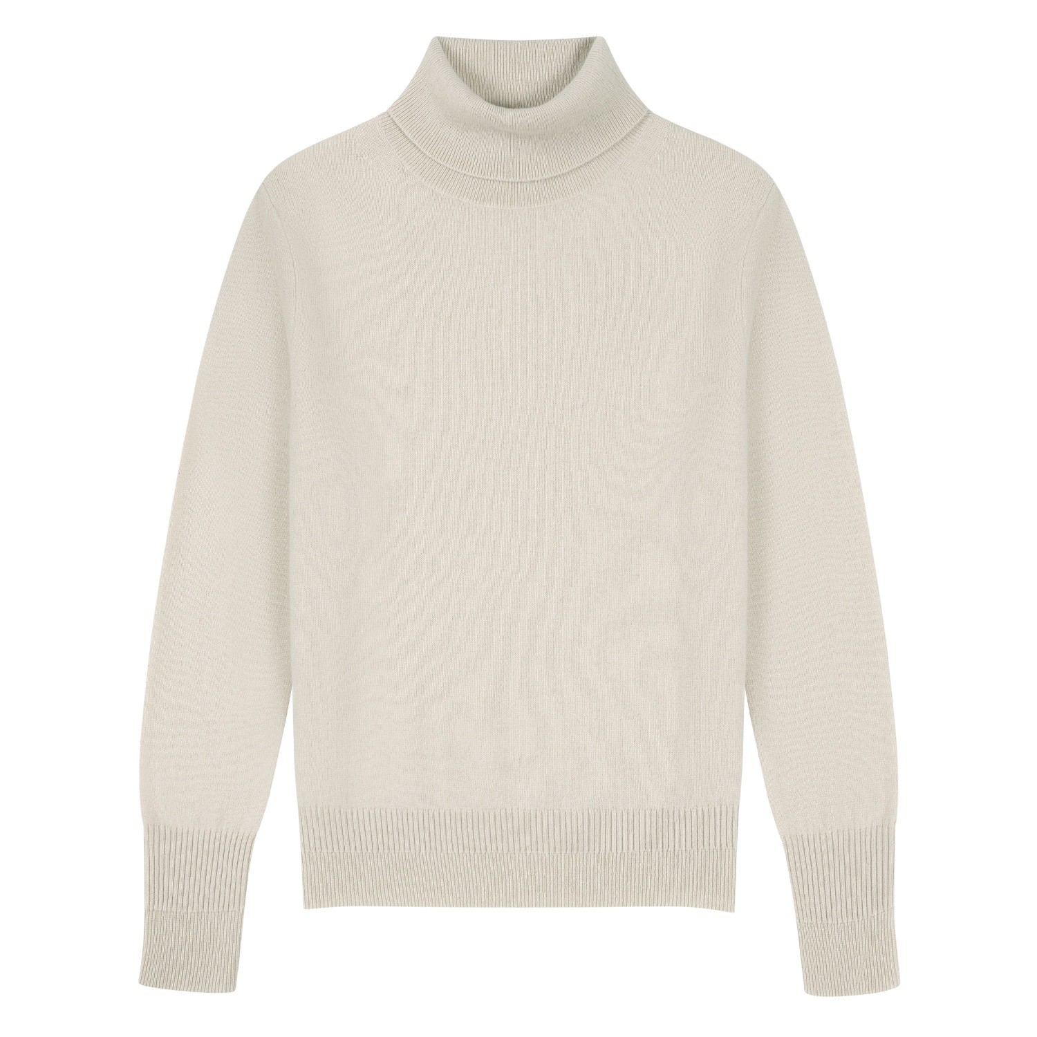 Loop Cashmere Women's Cashmere Polo Neck Sweater In Snow White In White