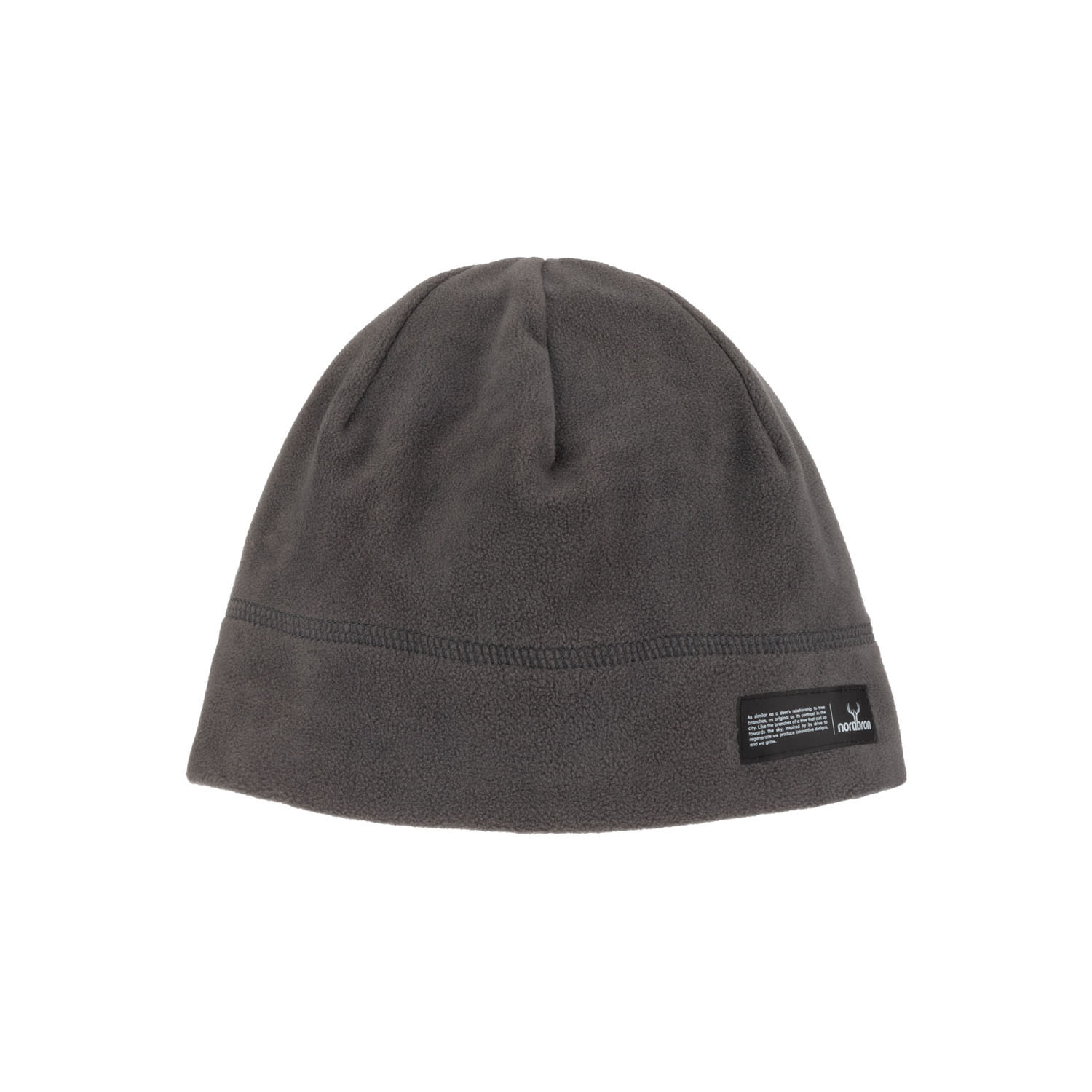 Nordbron Men's Grey Microfleece Grey  Beanie