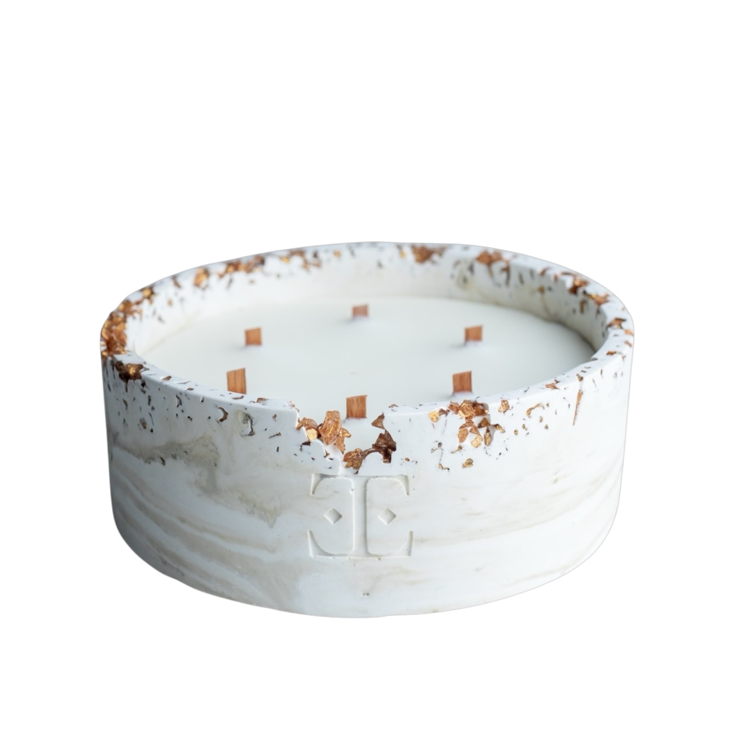 Esti Living Luna Collection - Gold Cinnamon Candle In Gold