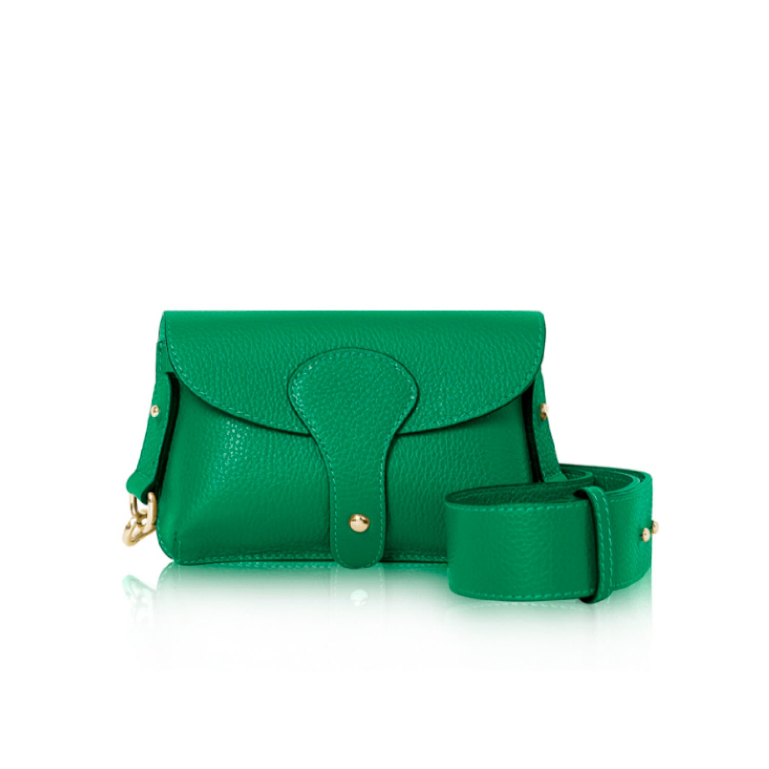 Women's Green Luca Small Crossbody Bag in Dark Teal | B & Floss