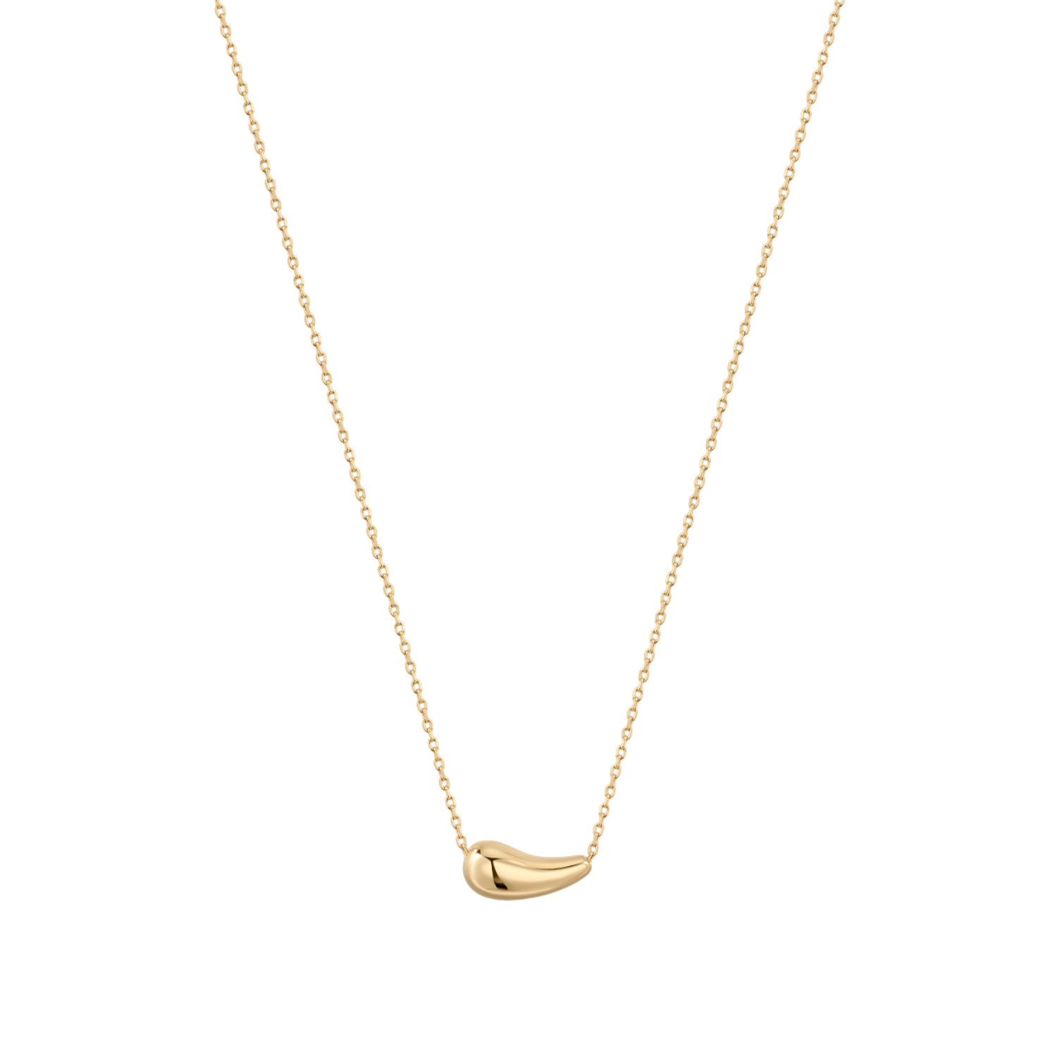 Vanchi Women's Mabel Sculptural Droplet Pendant Necklace In Gold In Gold