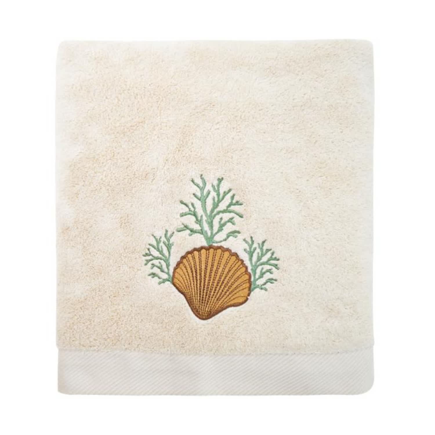 Bayside Shells Embroidered Bath Towel Set