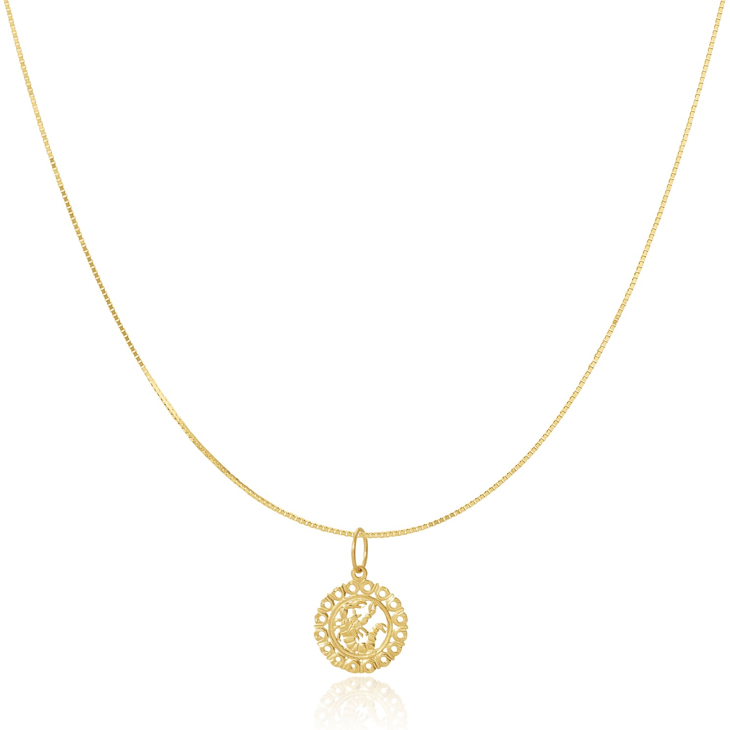 Maya Brenner Women's Gold Zodiac Necklace - Scorpio