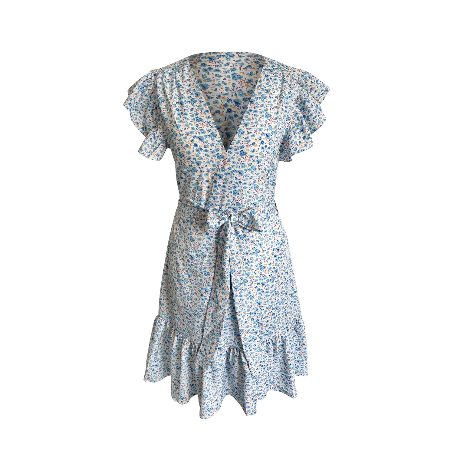 Toma Women's Blue Beth Mini Summer Party Beach Holiday Dress In Blue