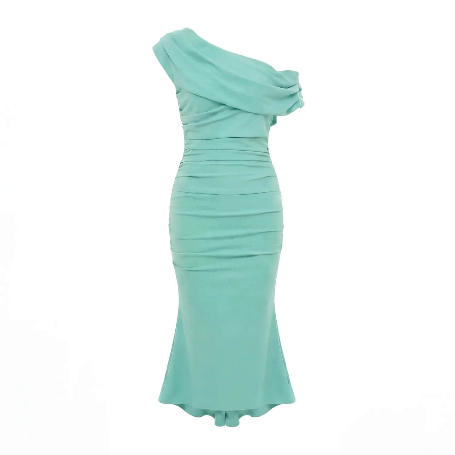aqua blue midi dress Breezy Times Midi Shirt Dress main image 0