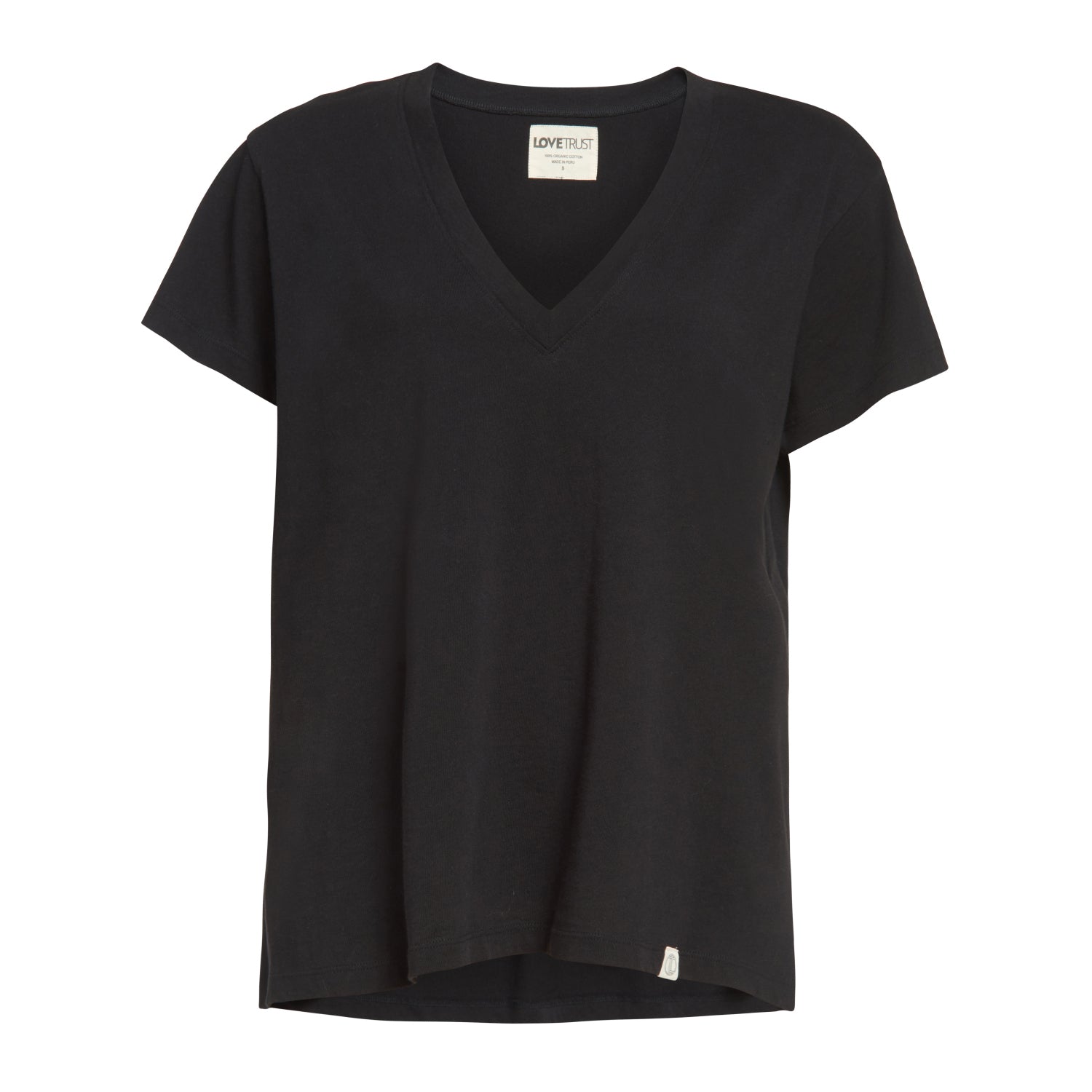 Women’s Patti Tee - Black Small Lovetrust