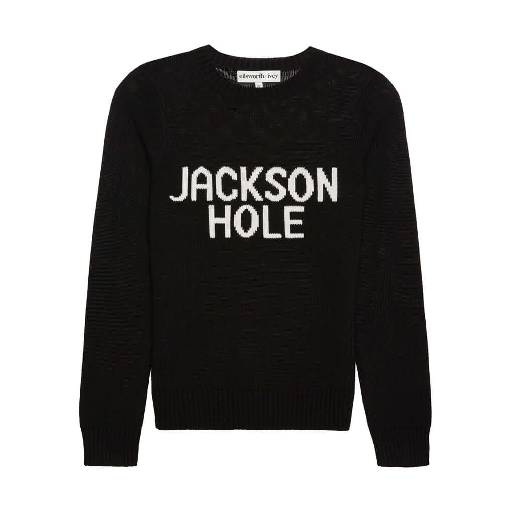 Women’s Black Jackson Hole Sweater Extra Small Ellsworth + Ivey