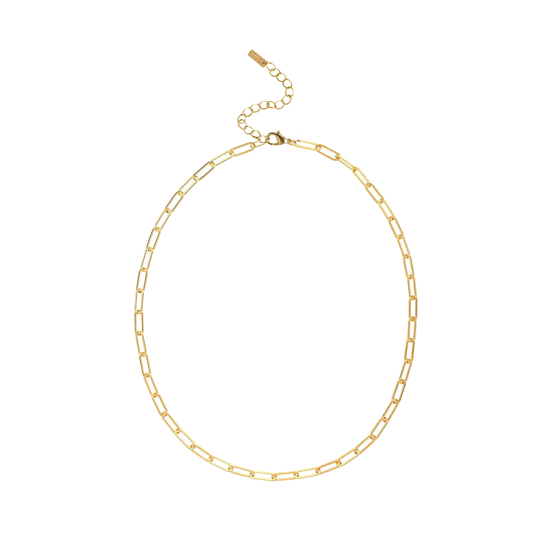 Adriana Pappas Designs Women's Gold Paperclip Chain Necklace In Gold