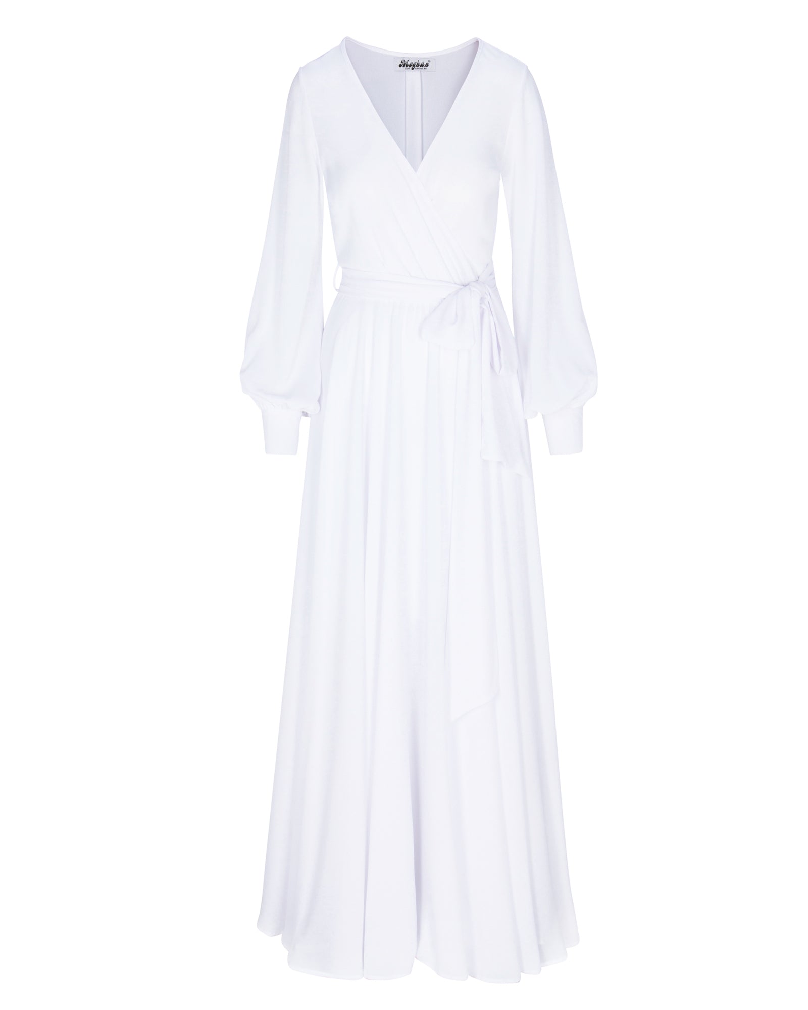 Women’s Lilypad Maxi Dress - White XXL Meghan Fabulous