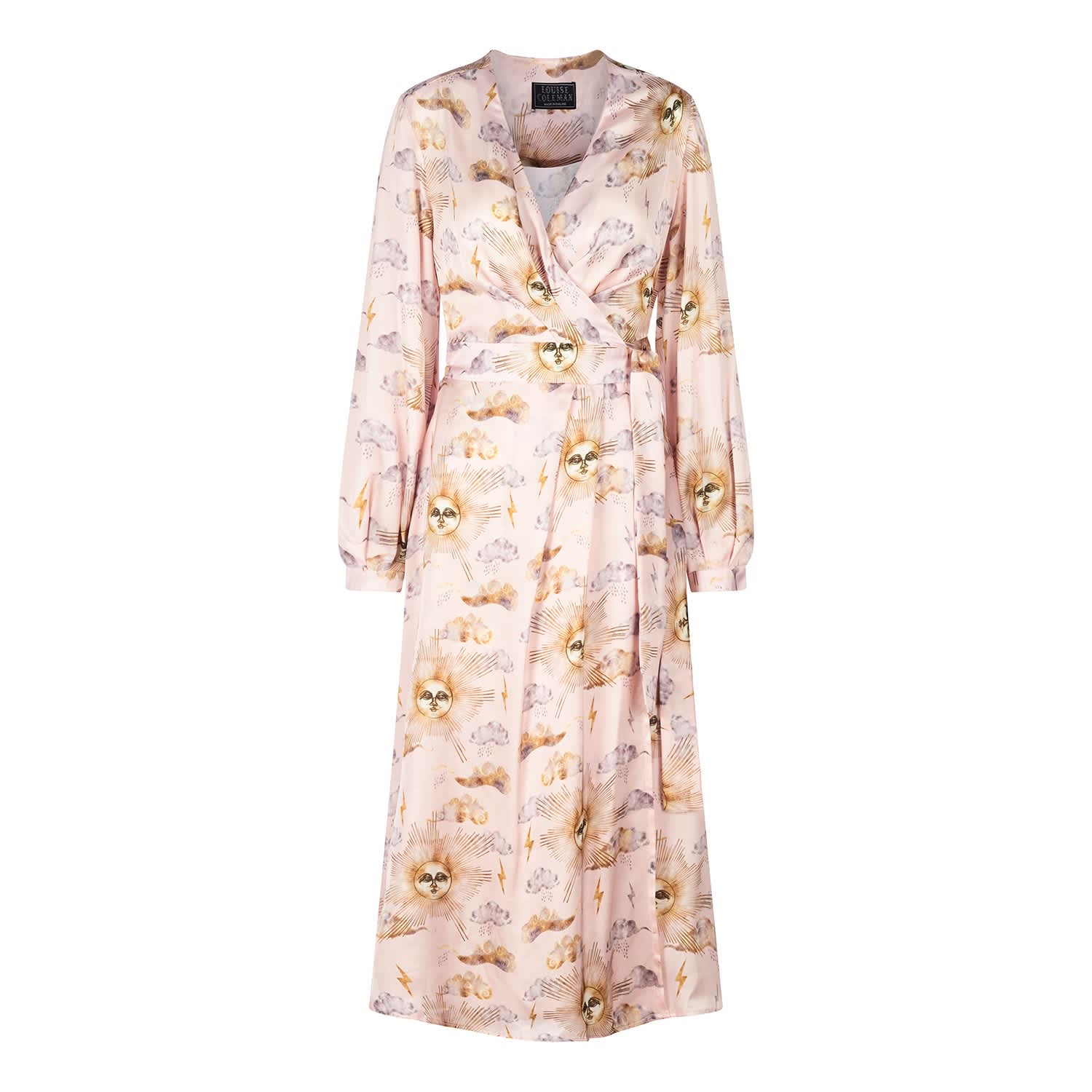 sun wrap dress