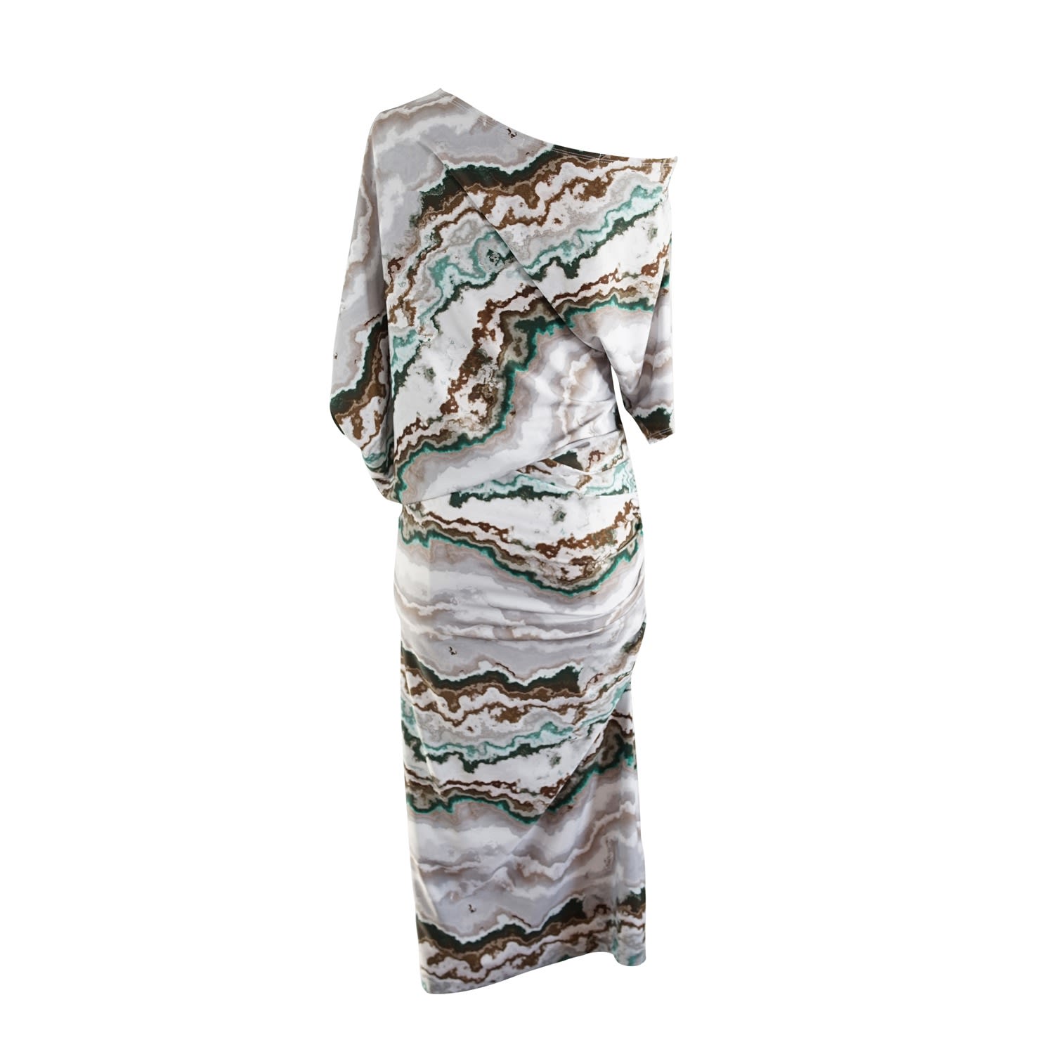 Jennafer Grace Women's White Agate Angle Dress In White