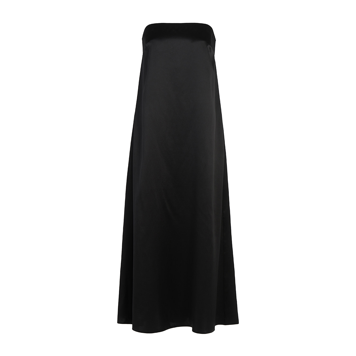 The Summer Edit Women's Beth Silk Bandeau Dress - Black In Black