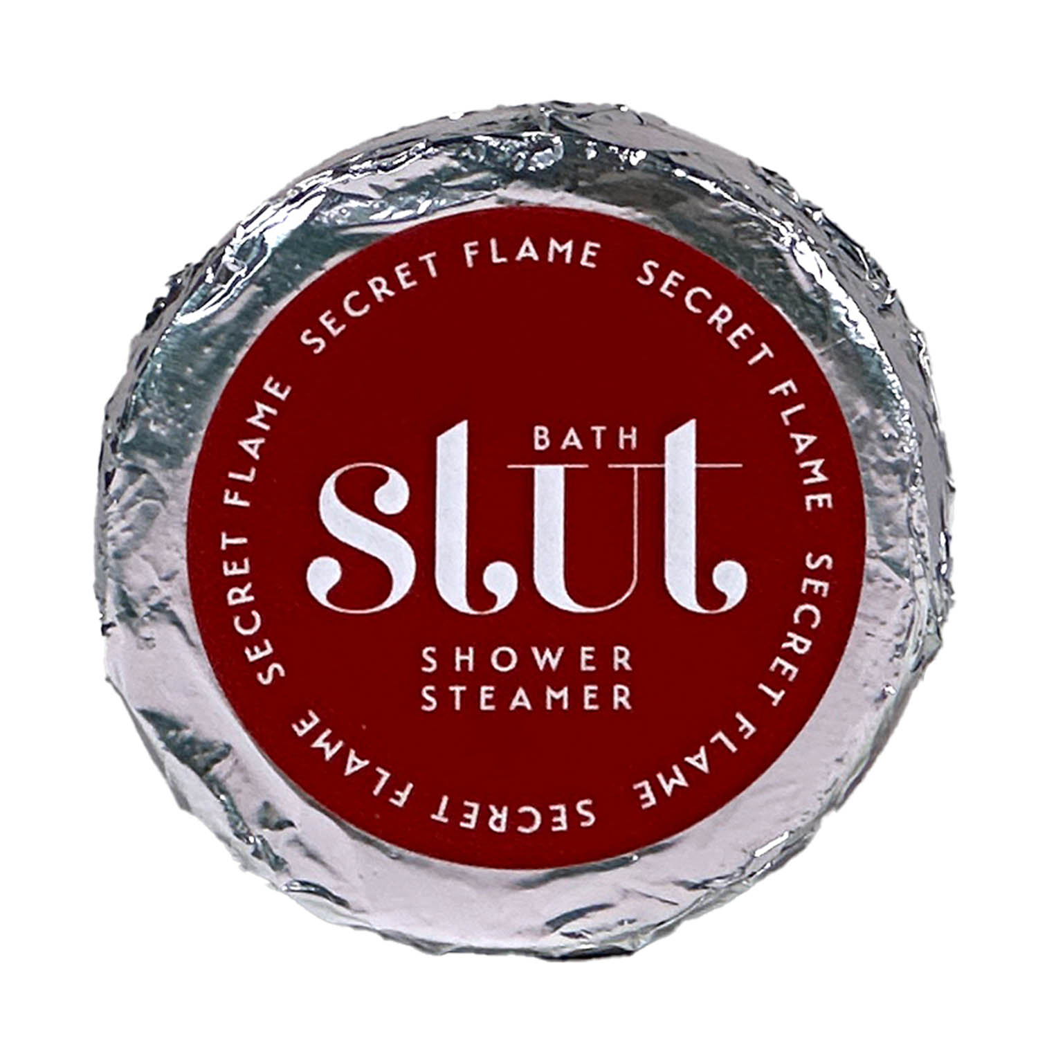 Black Aromatic Shower Steamers - Ten-Pack - Secret Flame- Cinnamon Mandarin Geranium Bath Slut