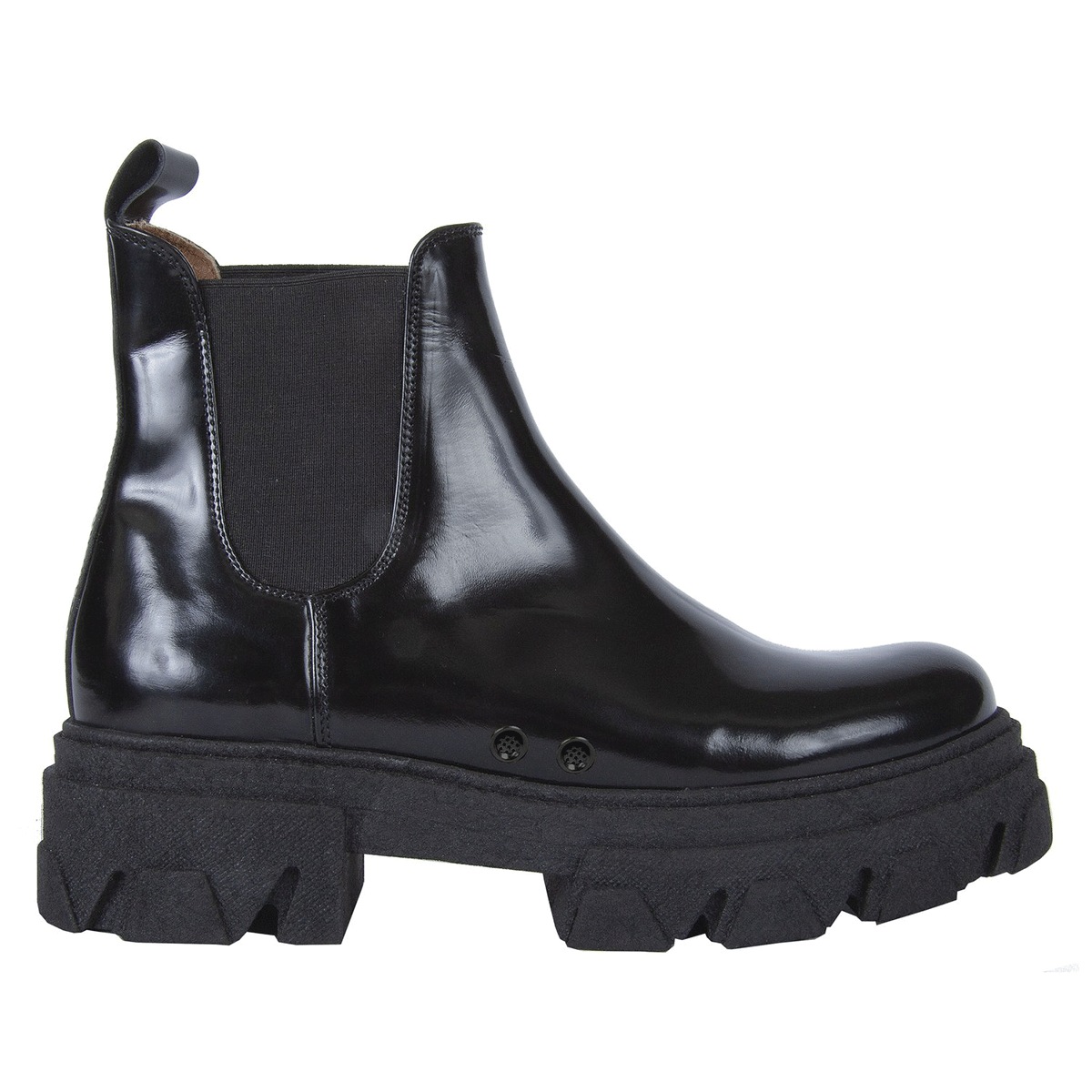 Urbnkicks Women's Chelsea Shinny Black Boots In Black