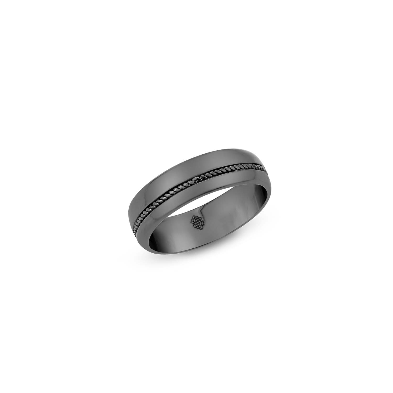 Men’s Durata Ring With Premium Black Rhodium Sally Skoufis