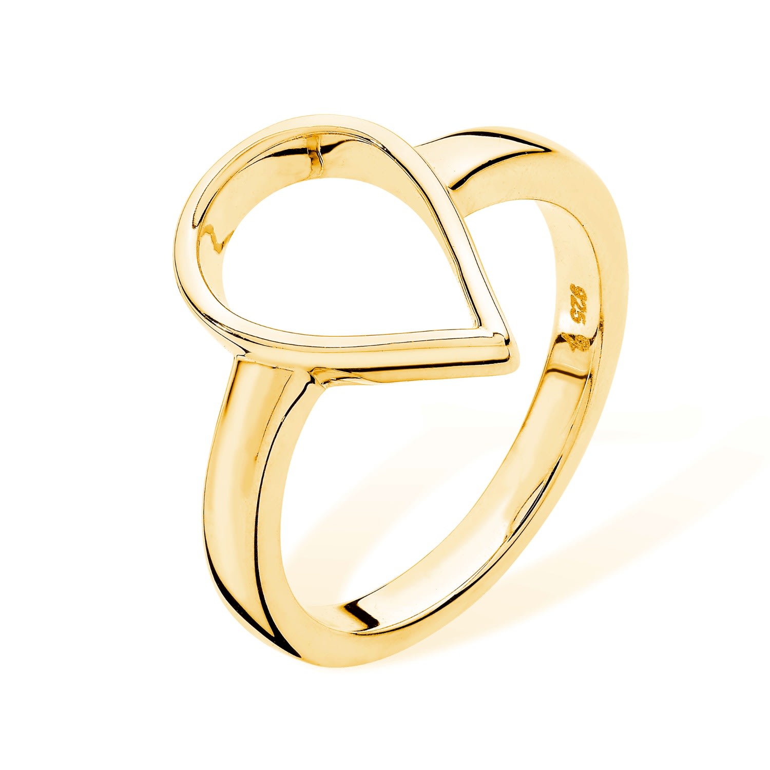 Lucy Quartermaine Women's Open Petal Ring In Gold Vermeil In Gold