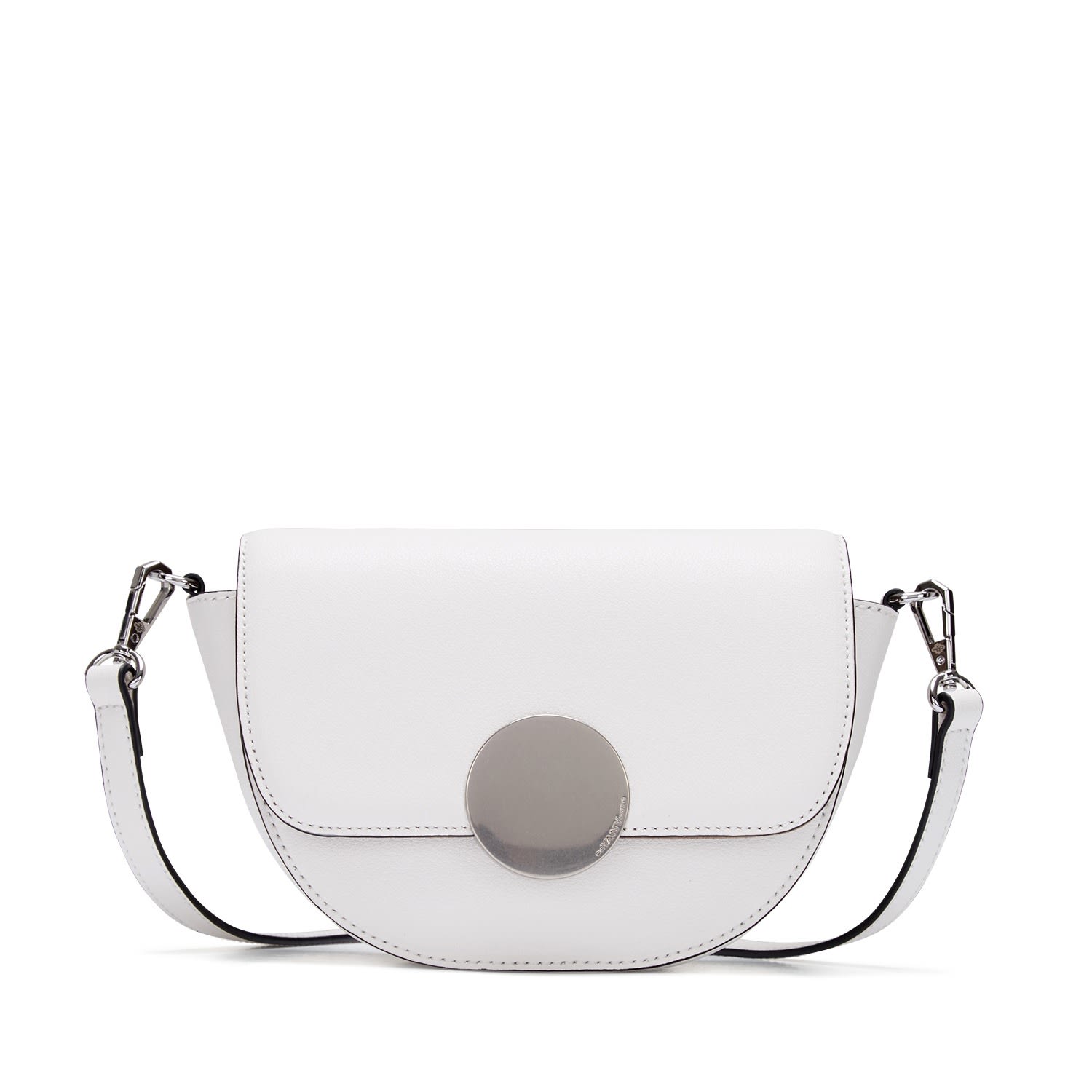 Oryany Women's White Lottie Saddle Crossbody - Cloud In White
