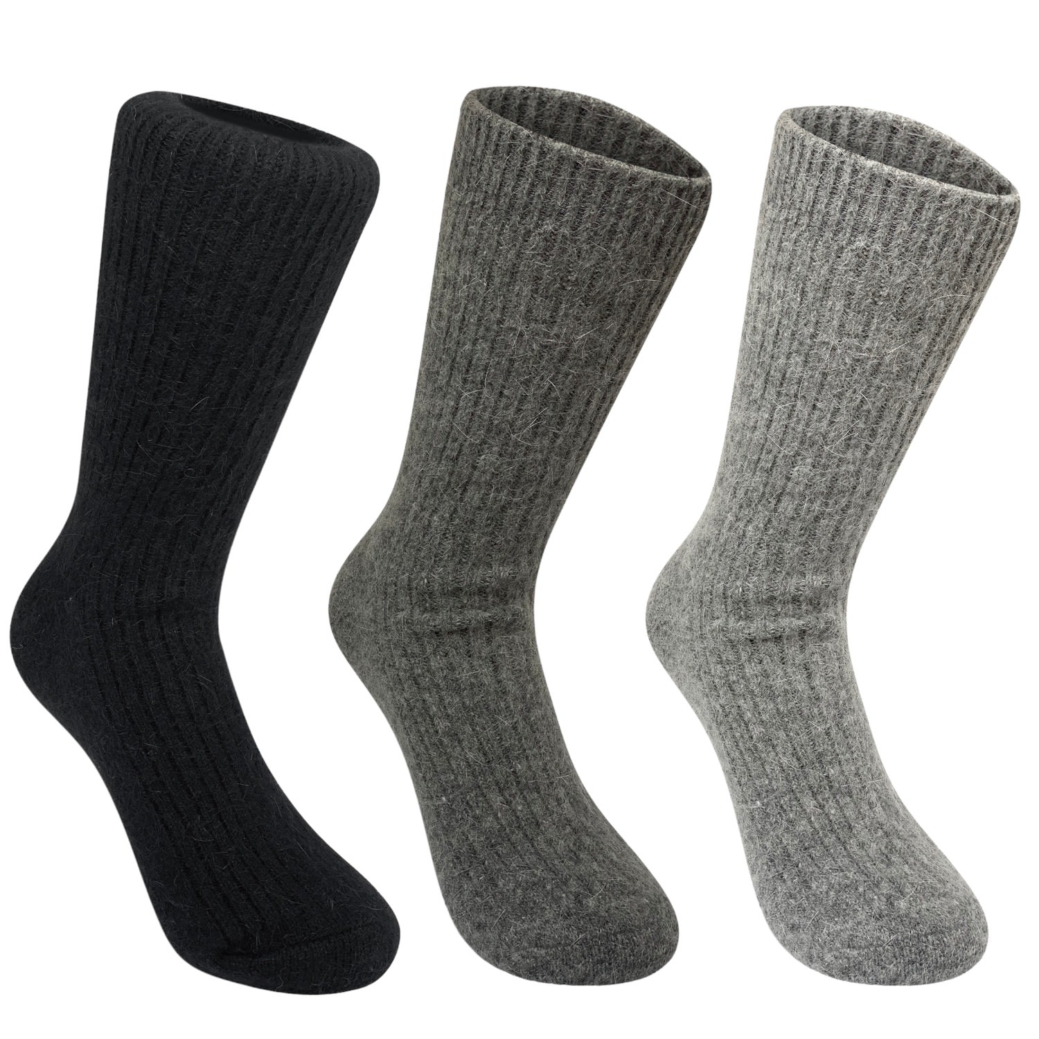 Women’s Grey Luxe Cashmere Sock Set Of Three Pairs One Size High Heel Jungle by Kathryn Eisman