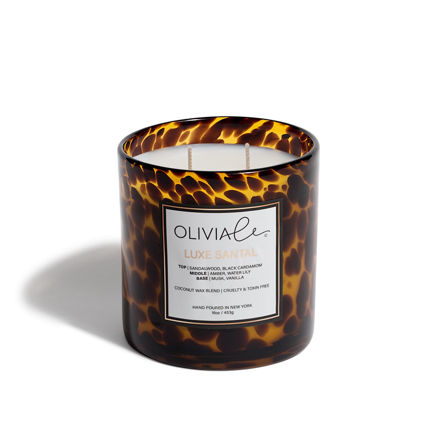 Brown Luxe Santal Tortoise Candle Olivia Le