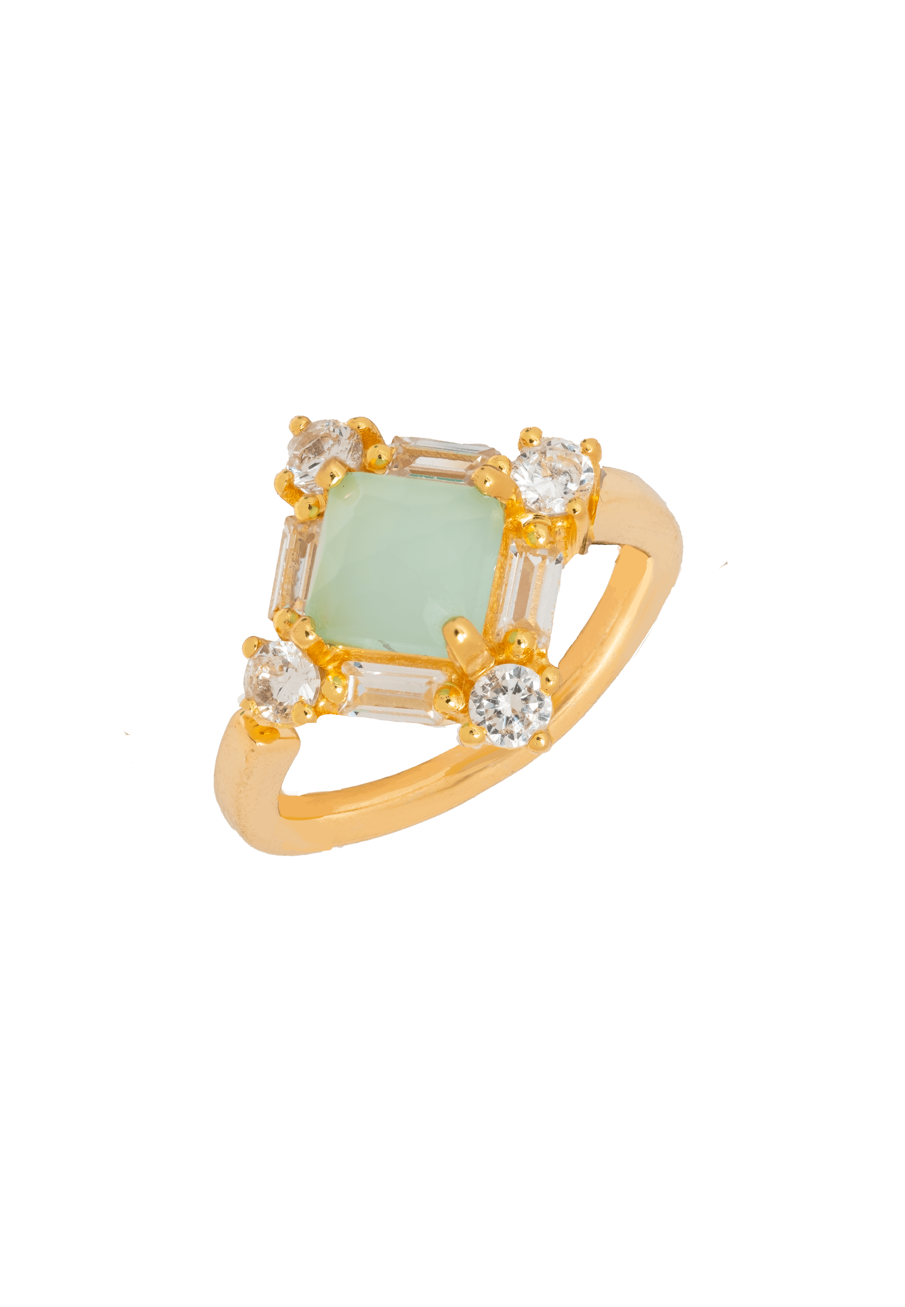 Women’s Blue / Gold Polaris Aquamarine Ring Lavani Jewels