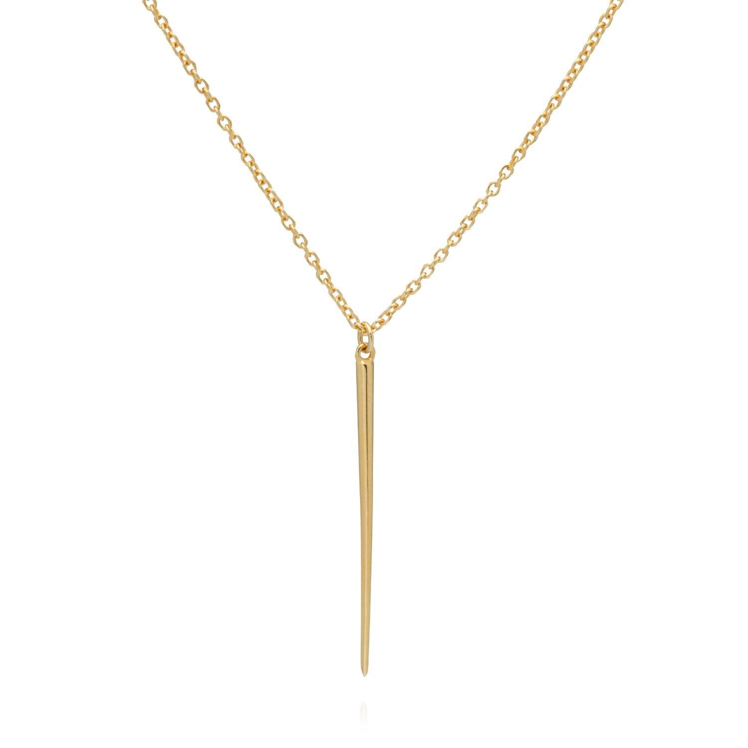 Alura Copenhagen Jewellery Women's Grace Necklace With Golden Spike In Gold