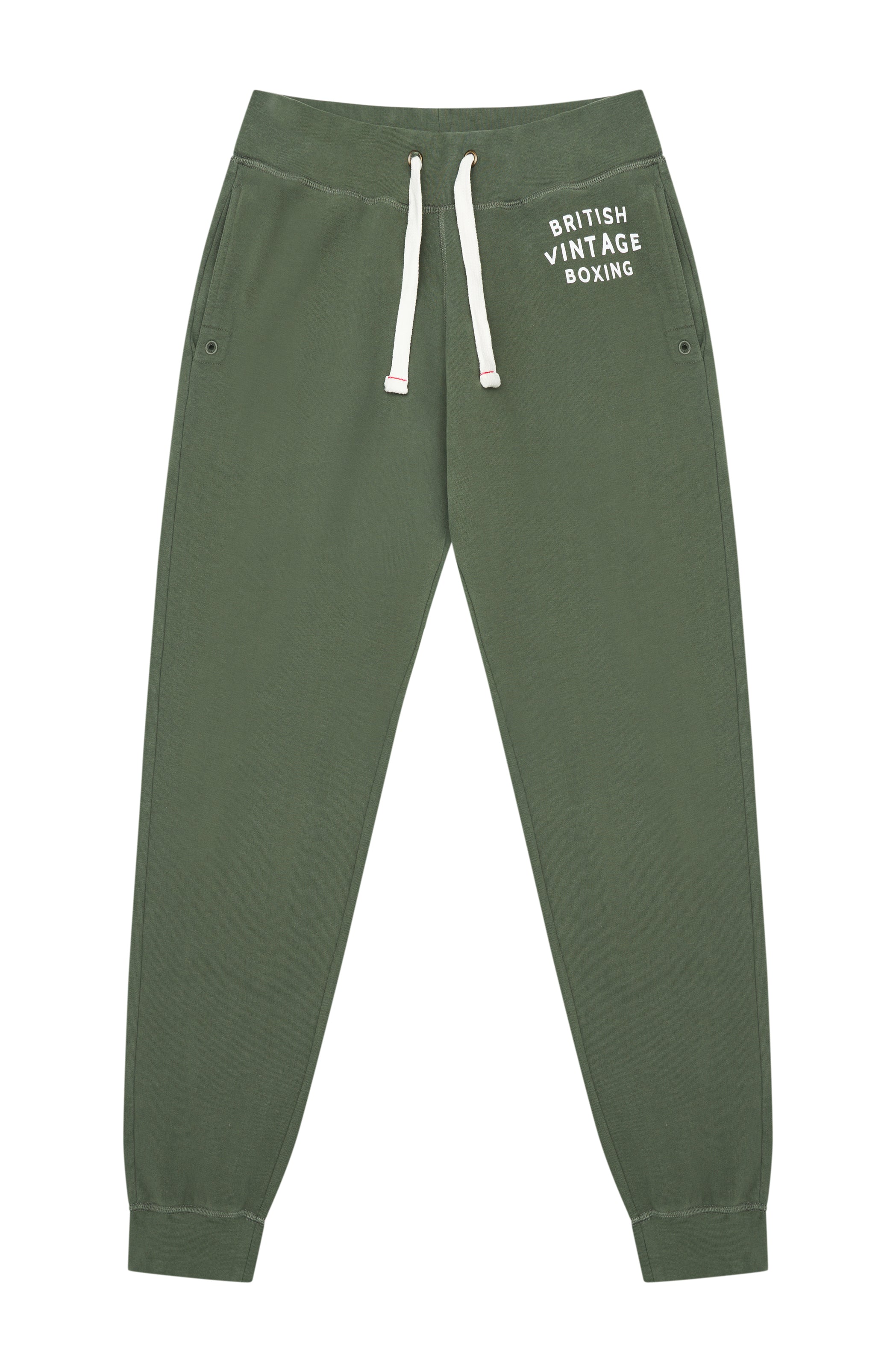 Men’s Green Boxers Battalion Jogging Bottoms Large British Vintage Boxing