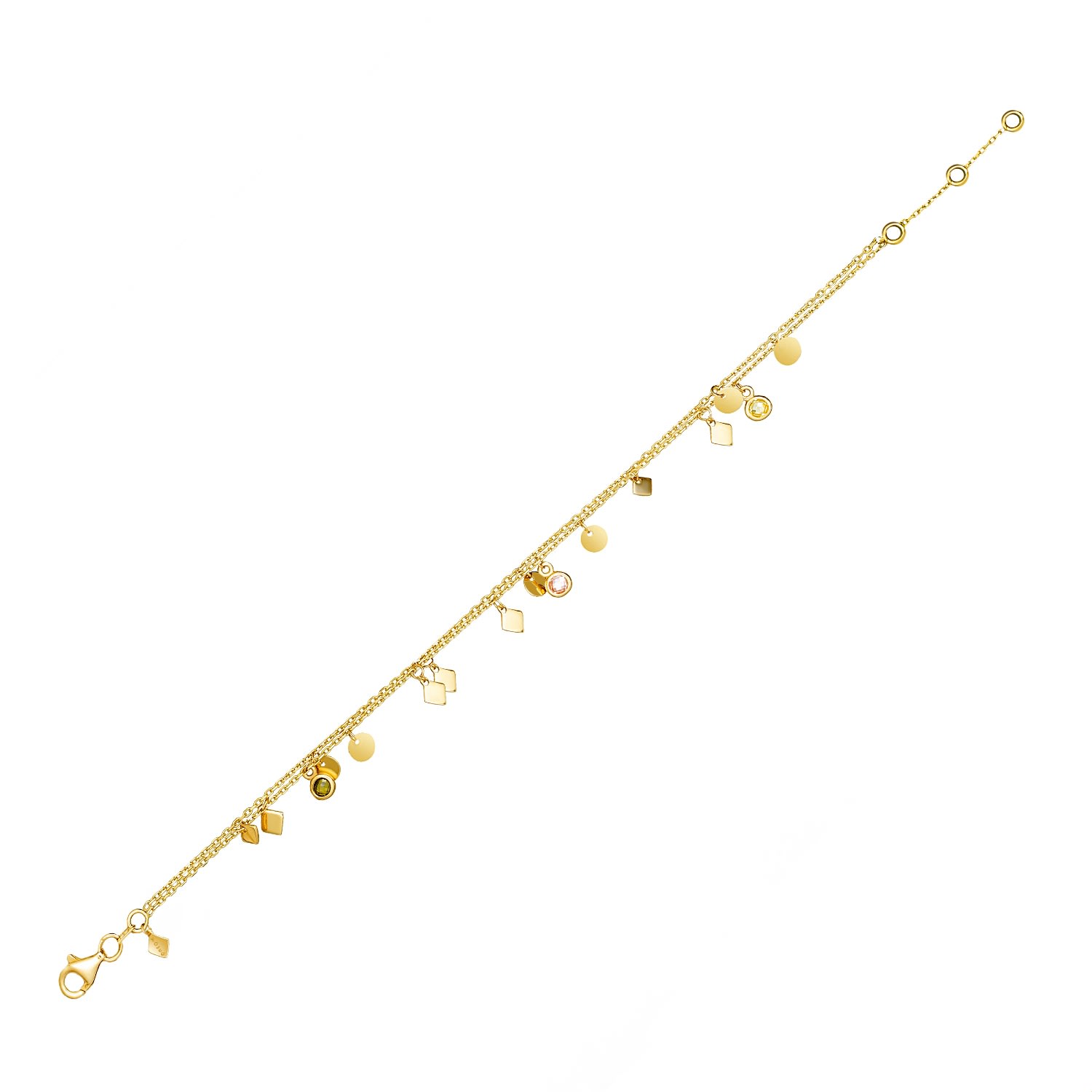 Women’s Nomad Double Anklet - Gold Mosuo Jewellery